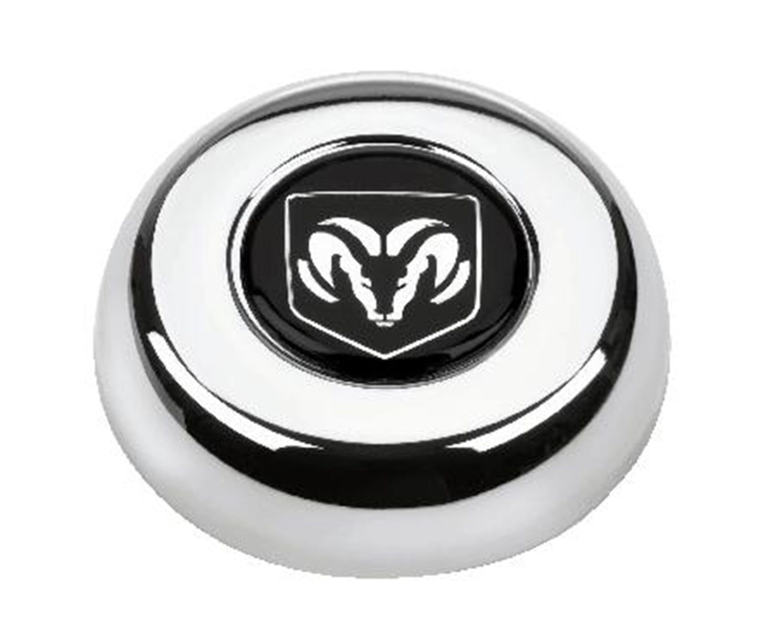 Grant 5692 Mopar Licensed Horn Button; Chrome; Dodge Ram; Classic/Challenger Wheels; Grant 5692