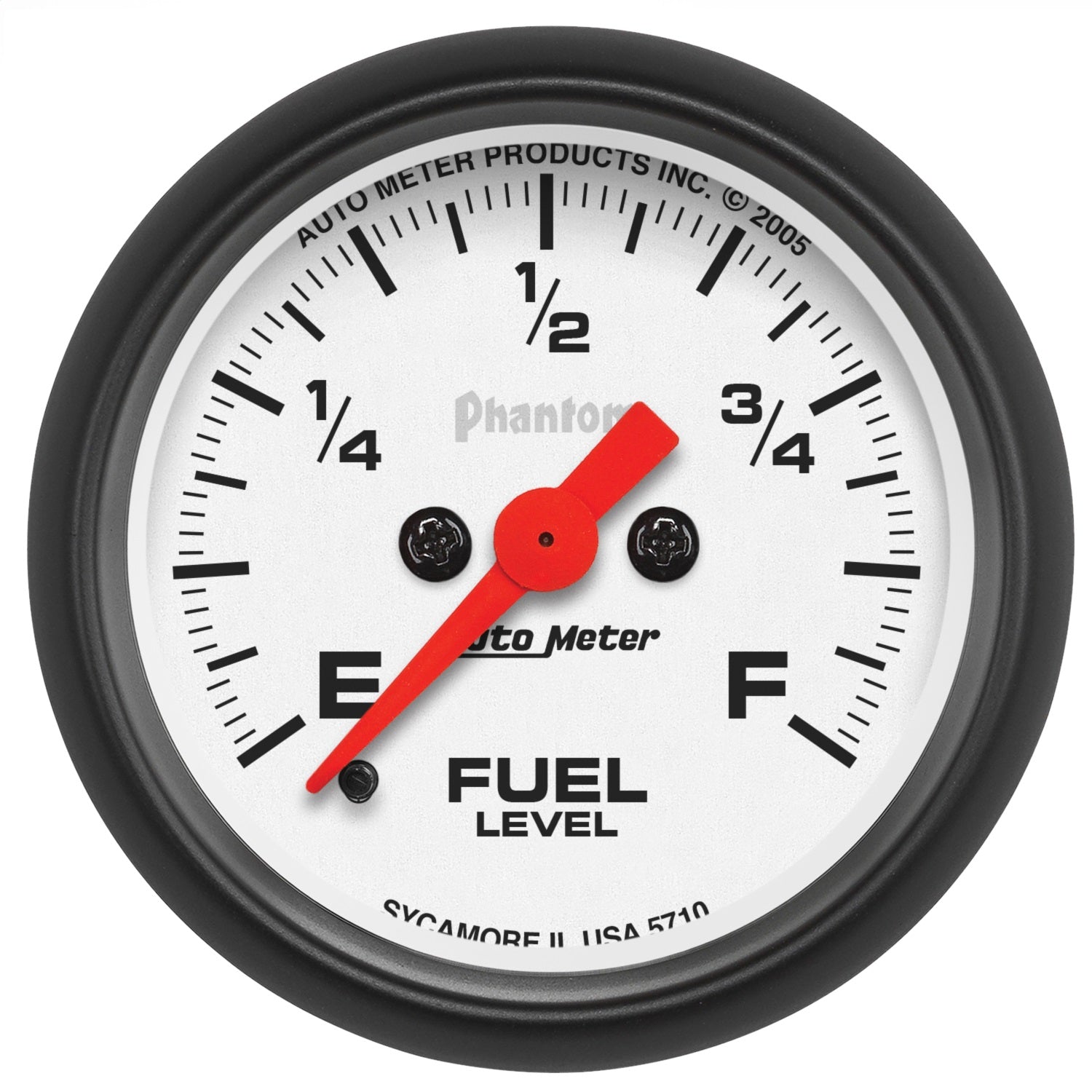 AutoMeter 5710 GAUGE; FUEL LEVEL; 2 1/16in.; 0-280O PROGRAMMABLE; PHANTOM AutoMeter 5710