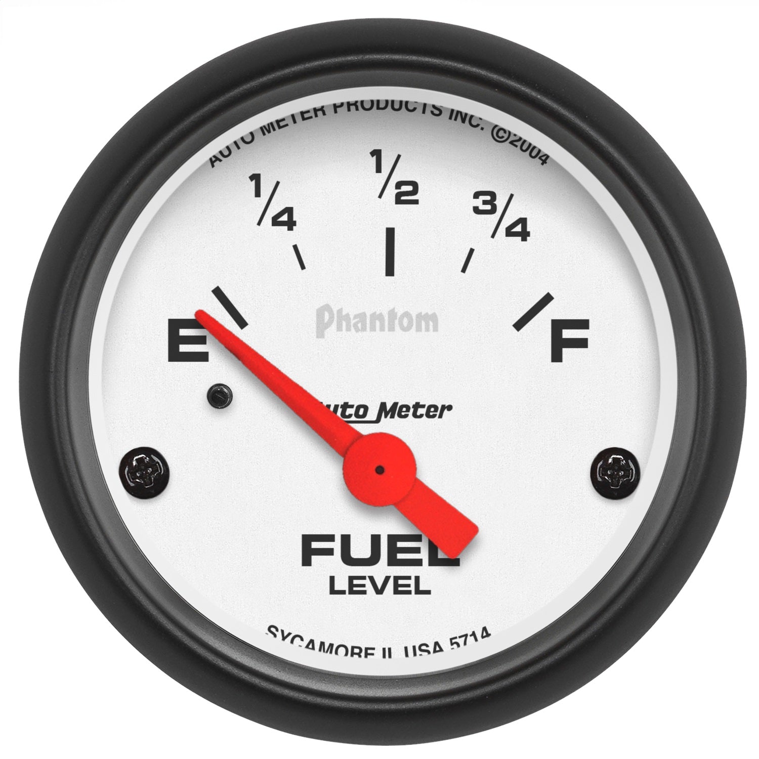 AutoMeter 5714 GAUGE; FUEL LEVEL; 2 1/16in.; 0OE TO 90OF; ELEC; PHANTOM AutoMeter 5714