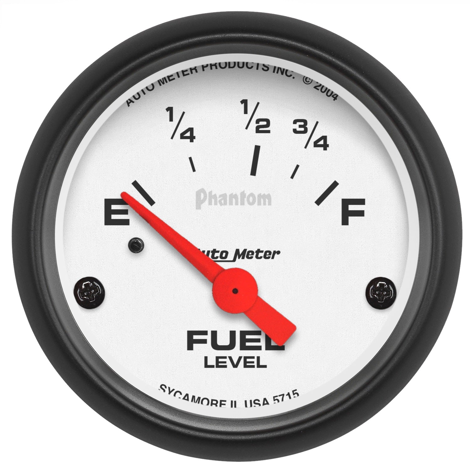 AutoMeter 5715 GAUGE; FUEL LEVEL; 2 1/16in.; 73OE TO 10OF; ELEC; PHANTOM AutoMeter 5715