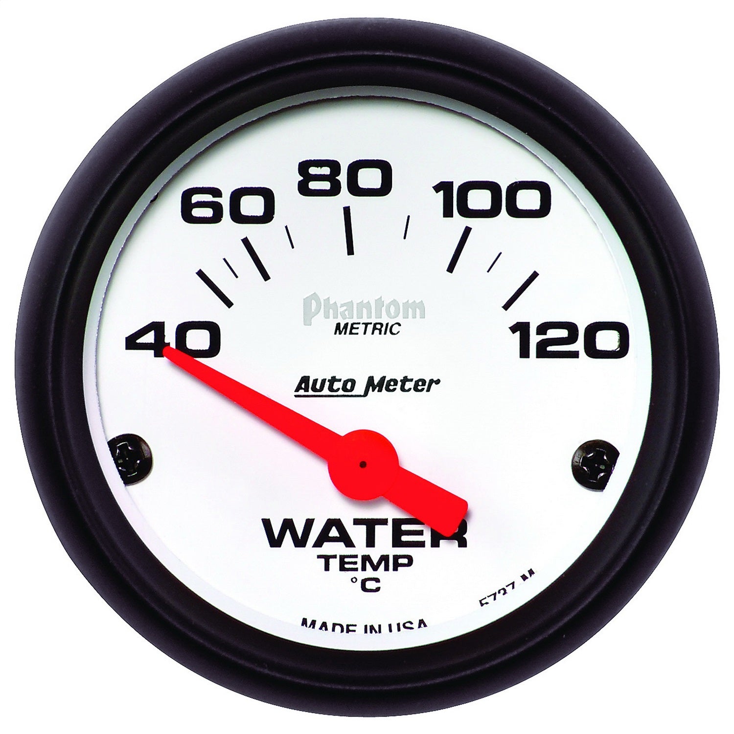 AutoMeter 5737-M GAUGE; WATER TEMP; 2 1/16in.; 40-120deg.C; ELECTRIC; PHANTOM AutoMeter 5737-M