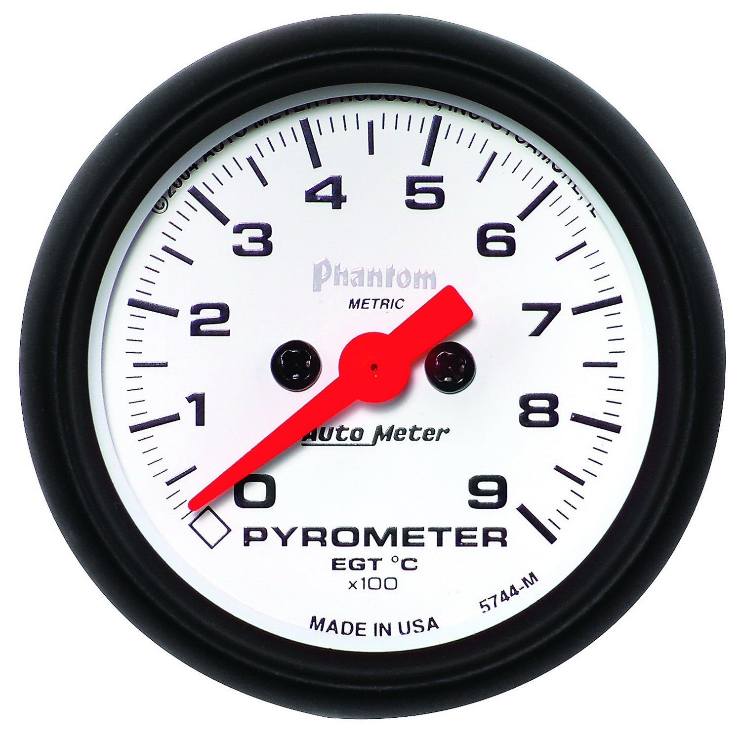 AutoMeter 5744-M GAUGE; PYROMETER (EGT); 2 1/16in.; 900deg.C; DIGITAL STEPPER MOTOR; PHANTOM AutoMeter 5744-M