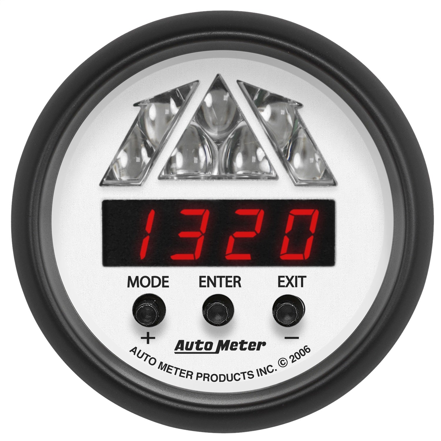 AutoMeter 5788 GAUGE; SHIFT LIGHT; DIGITAL RPM W/MULTI-COLOR LED LIGHT; DPSS LEVEL 2; PHANTOM AutoMeter 5788