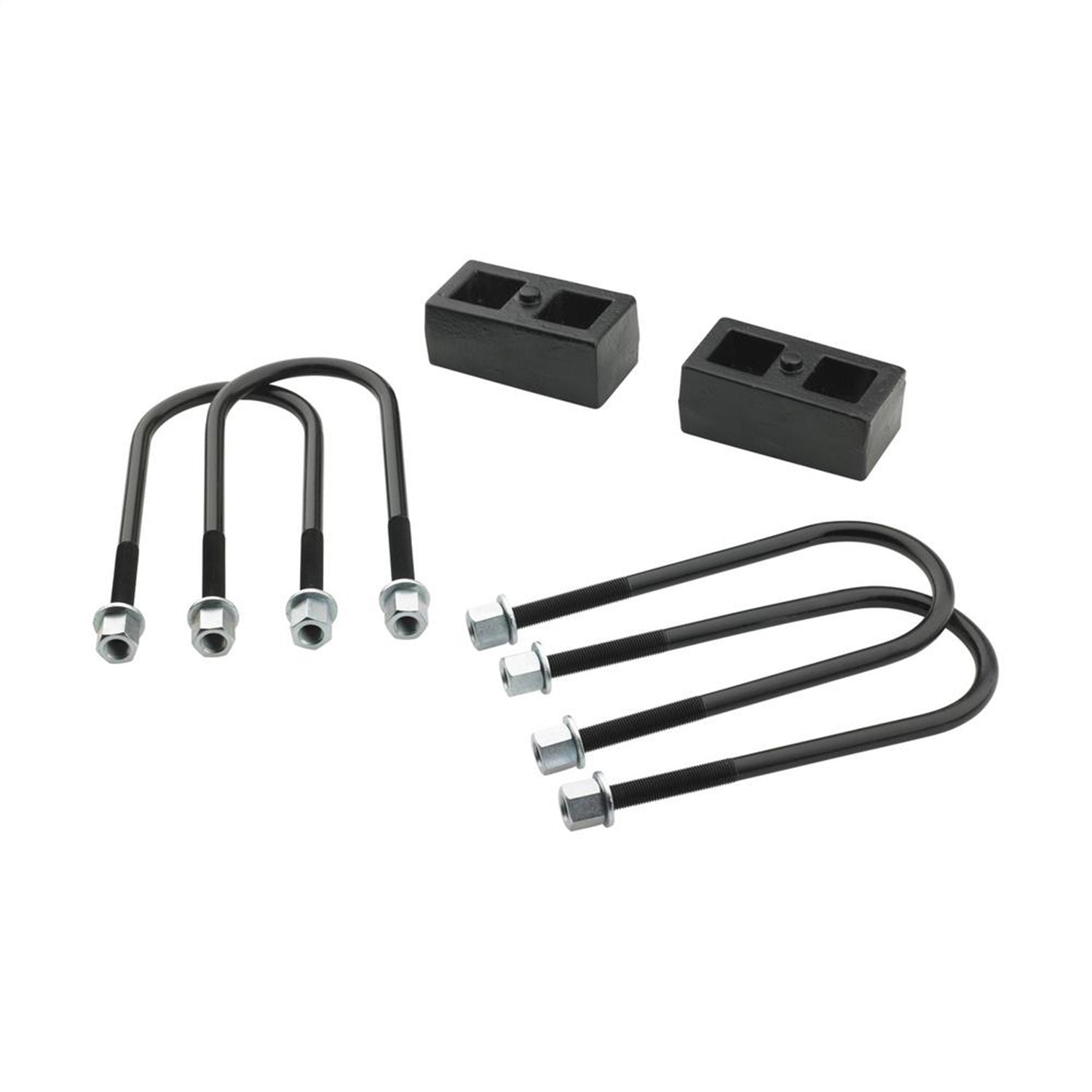 Pro Comp Suspension 58100 Block With U-Bolt Kit; 1 in. Lift; Rear; Pro Comp Suspension 58100