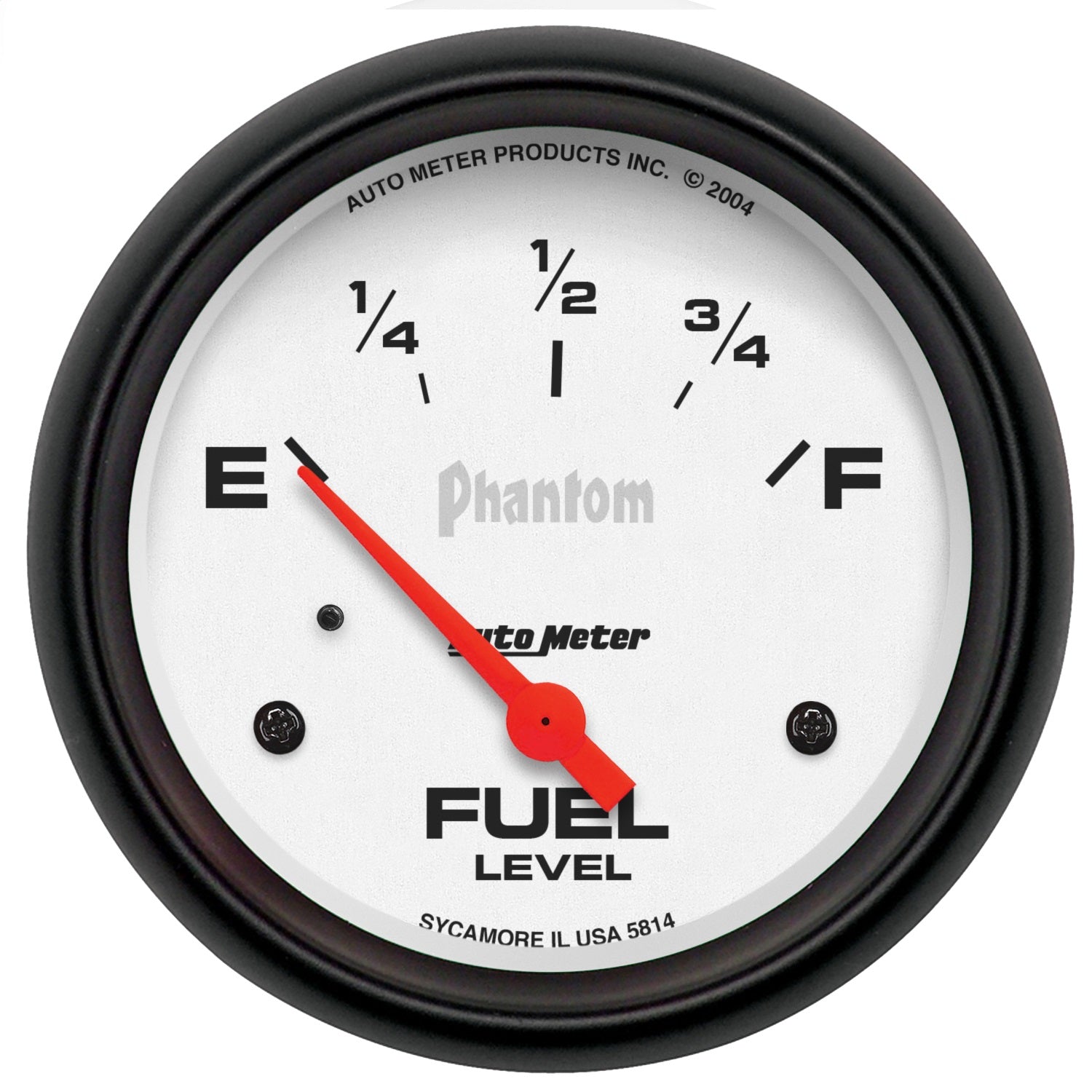 AutoMeter 5814 GAUGE; FUEL LEVEL; 2 5/8in.; 0OE TO 90OF; ELEC; PHANTOM AutoMeter 5814