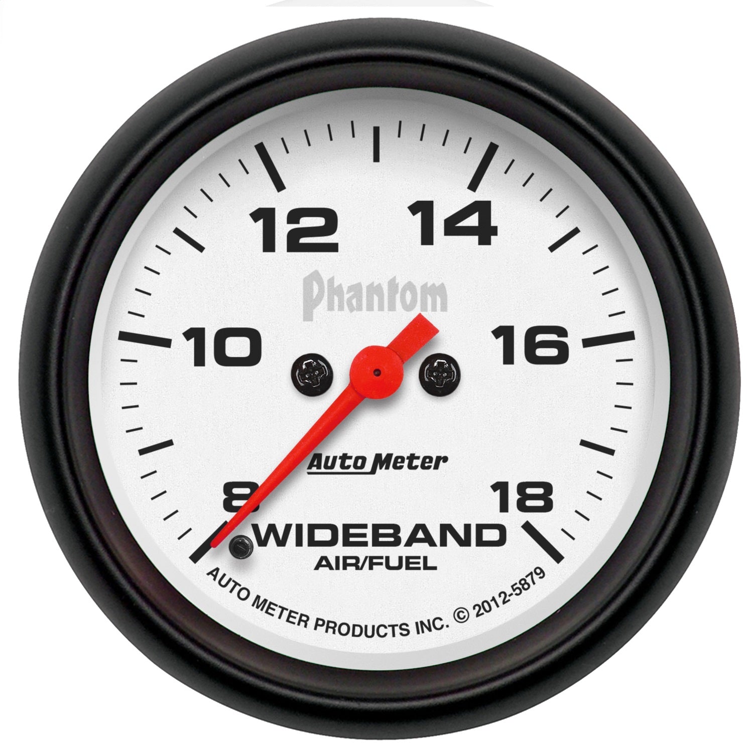 AutoMeter 5879 GAUGE; AIR/FUEL RATIO-WIDEBAND; ANALOG; 2 5/8in.; 8:1-18:1; STEPPER MTR; PHANTOM AutoMeter 5879