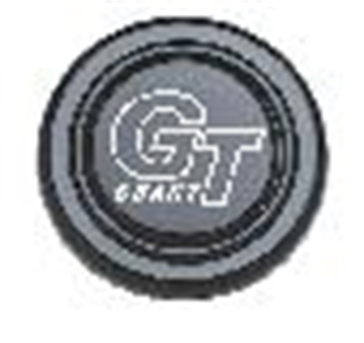 Grant 5898 Signature Horn Button; Black Plastic w/Grant GT Logo; Grant 5898
