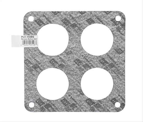 Mr. Gasket Performance Carb Base Gasket  - 4 Hole - Bulk Packaged with UPC Label