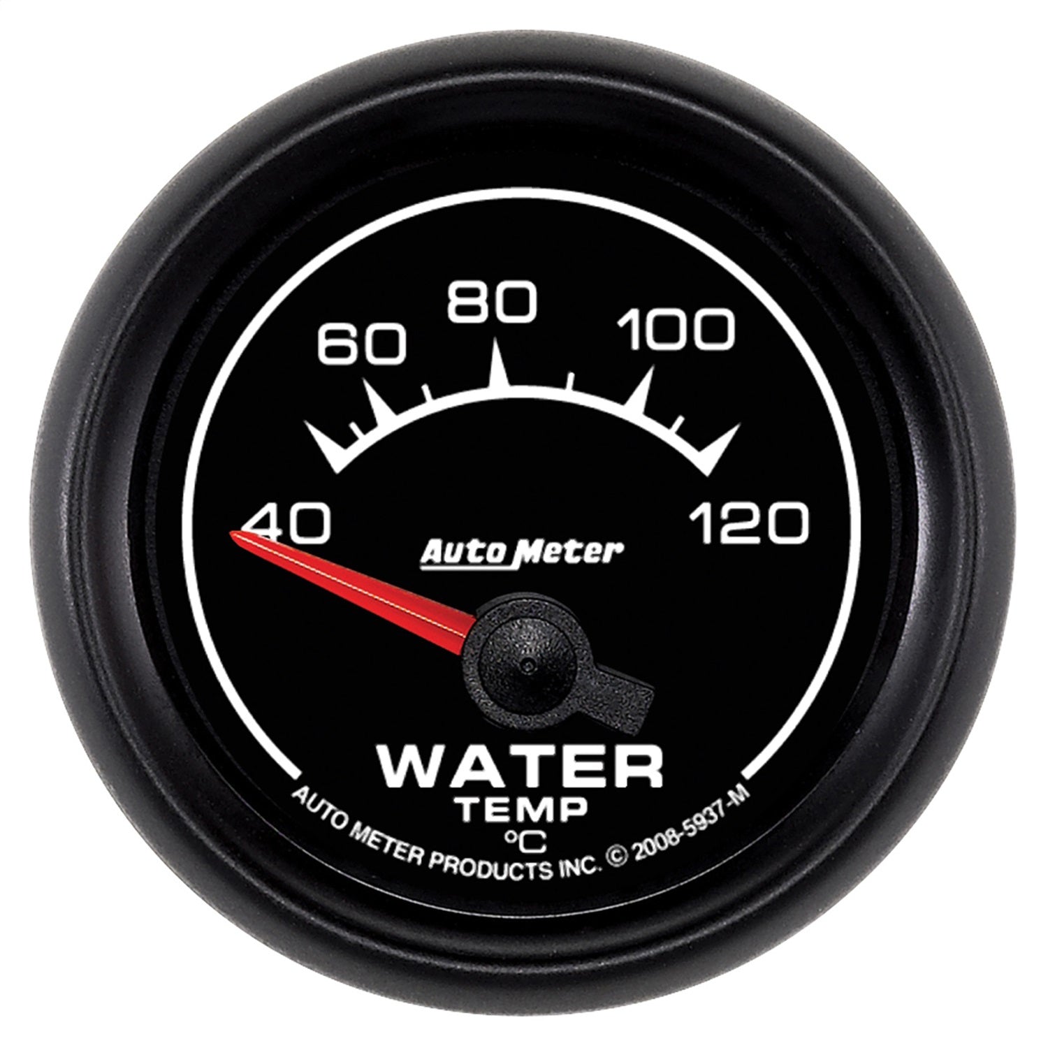 AutoMeter 5937-M GAUGE; WATER TEMP; 2 1/16in.; 40-120deg.F; ELECTRIC; ES AutoMeter 5937-M