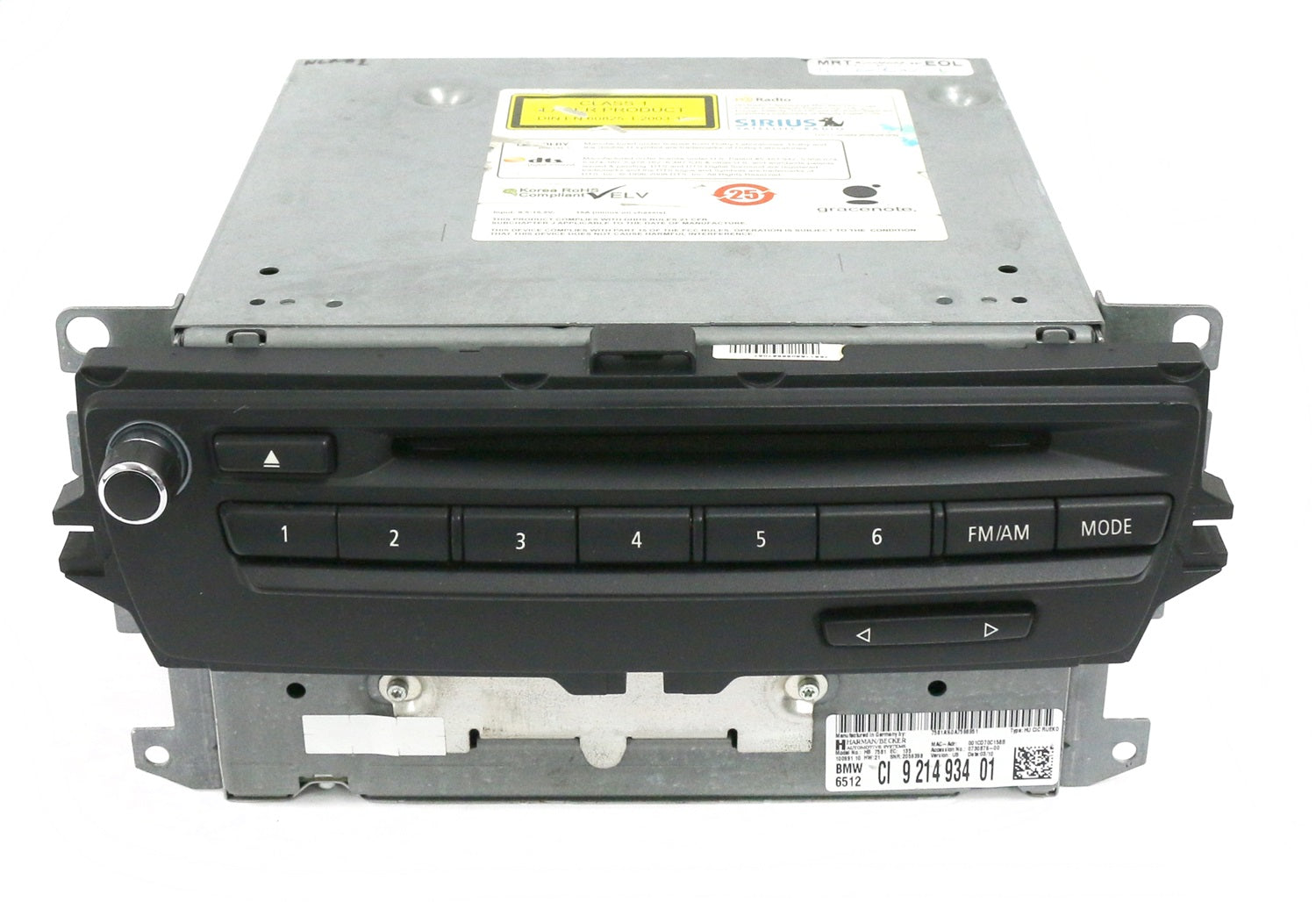 1 Factory Radio 594-00970-NOA Radio Navigation CD Player; Remanufactured; Black; OE Part Number: 65129199907; 1 Factory Radio 594-00970-NOA