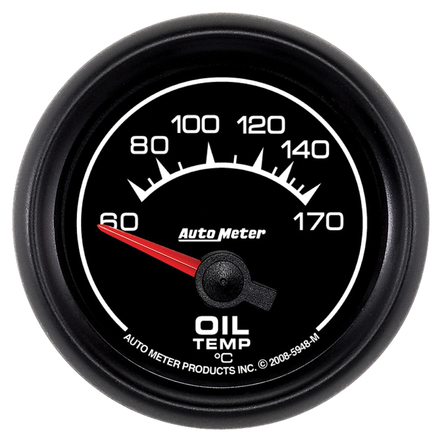 AutoMeter 5948-M GAUGE; OIL TEMP; 2 1/16in.; 60-170deg.C; ELECTRIC; ES AutoMeter 5948-M