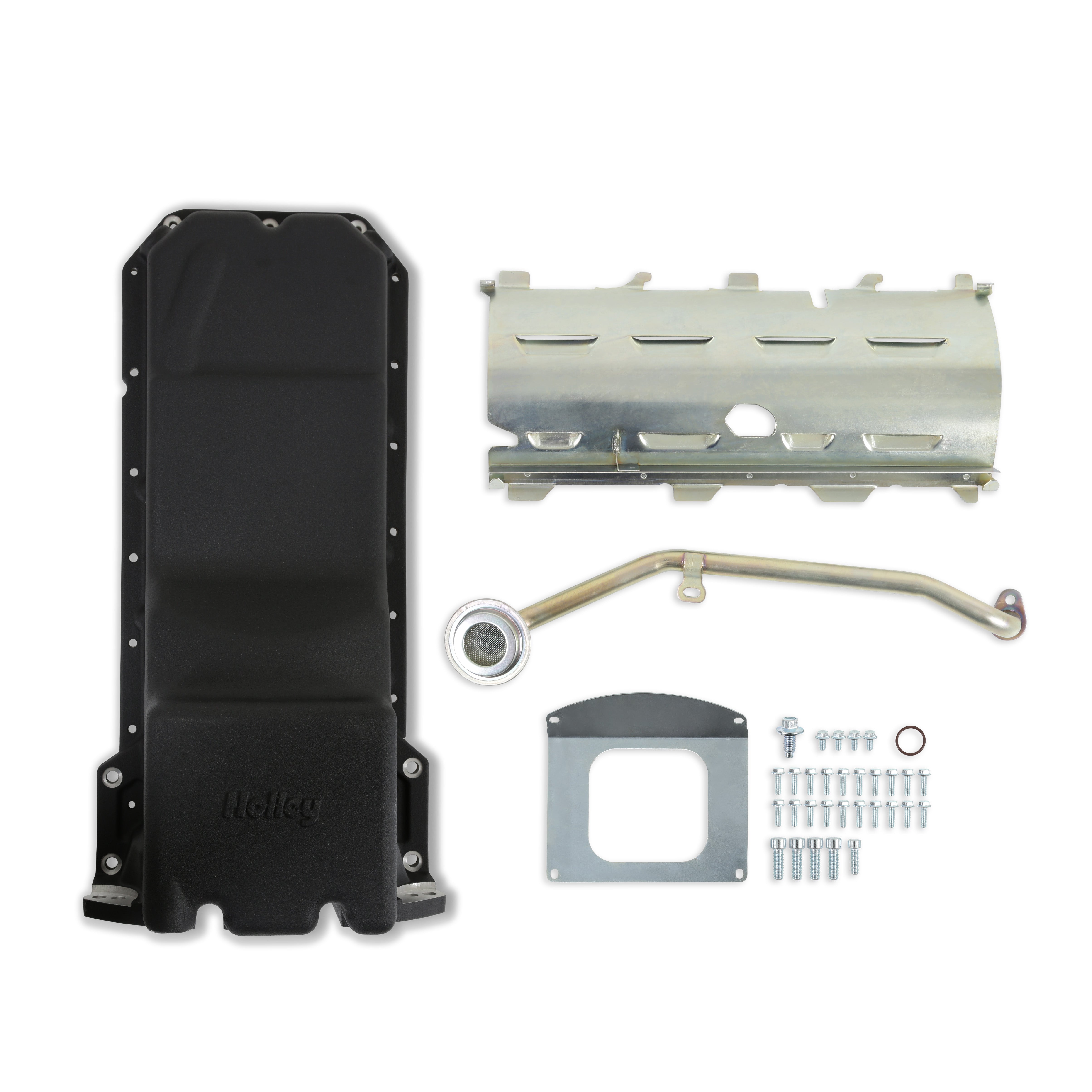 Holley 302-63BK Oil Pan With Rear Sump Holley 302-63BK