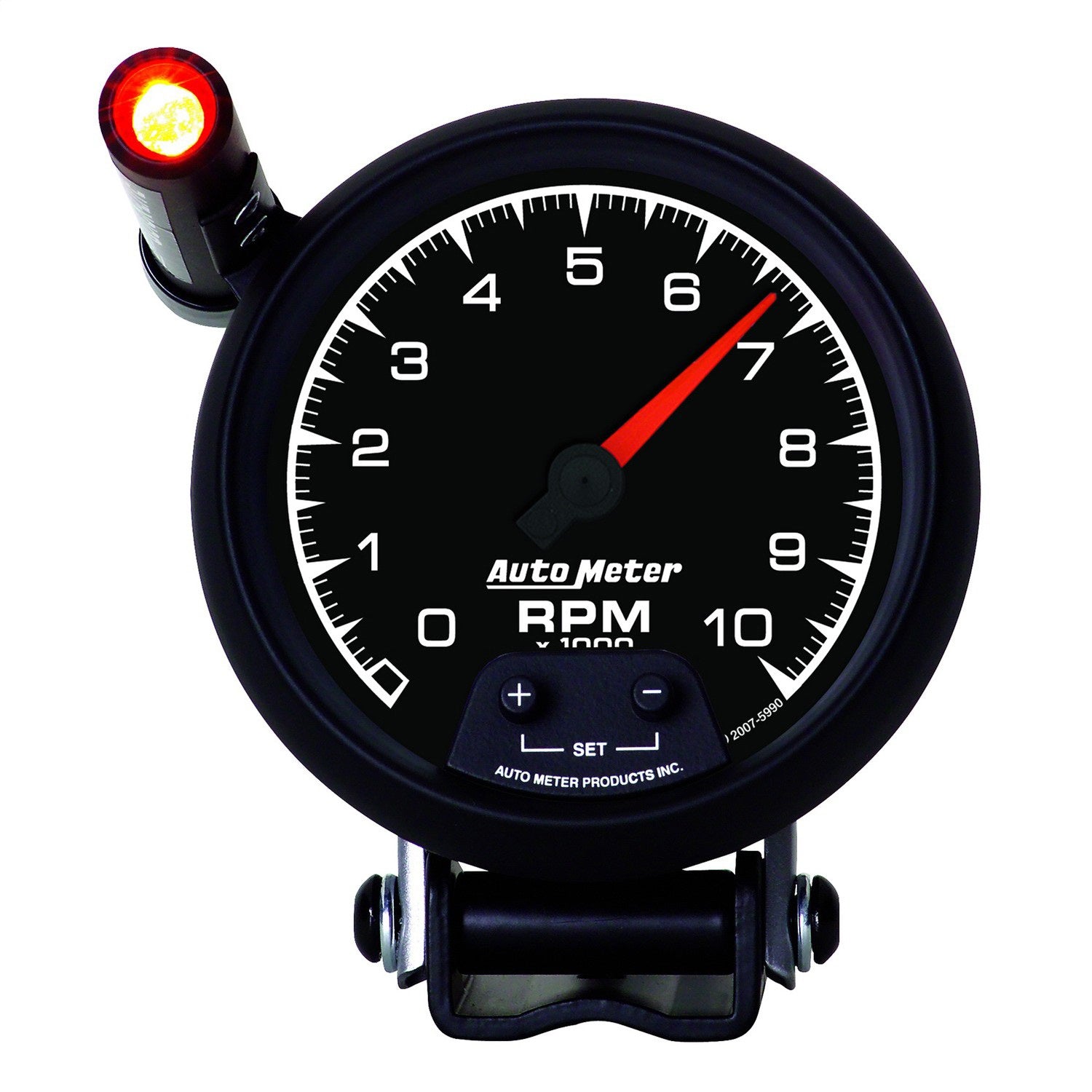AutoMeter 5990 GAUGE; TACHOMETER; 3 3/4in.; 10K RPM; PEDESTAL W/EXT. QUICK-LITE; ES AutoMeter 5990