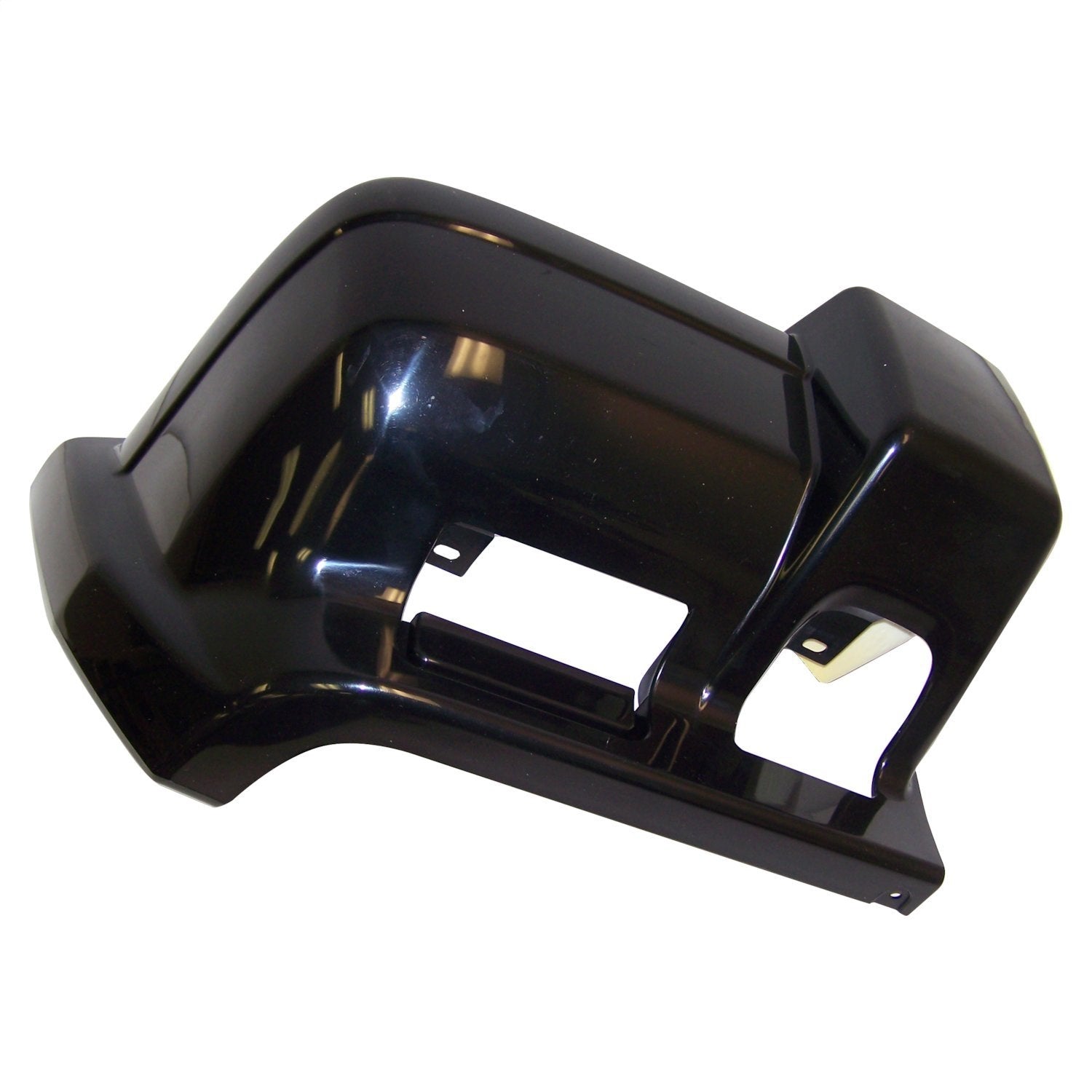 Crown Automotive Jeep Replacement 5DY00TZZAC Bumper Cap; Front Right; Flat Black; Crown Automotive Jeep Replacement 5DY00TZZAC