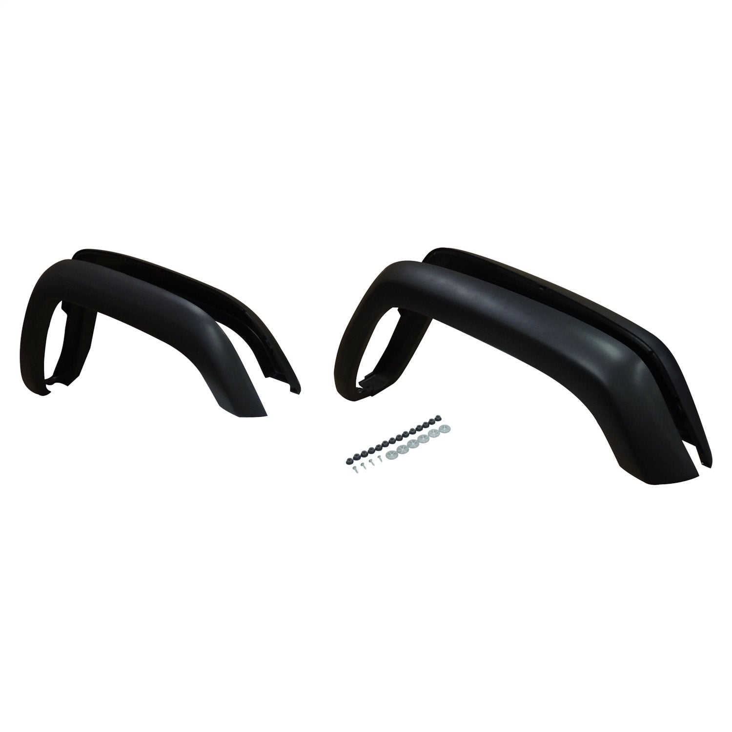 Crown Automotive Jeep Replacement 5FWKMT Fender Flare Kit; Incl. 4 Flares/Hardware; Matte Finish; Crown Automotive Jeep Replacement 5FWKMT
