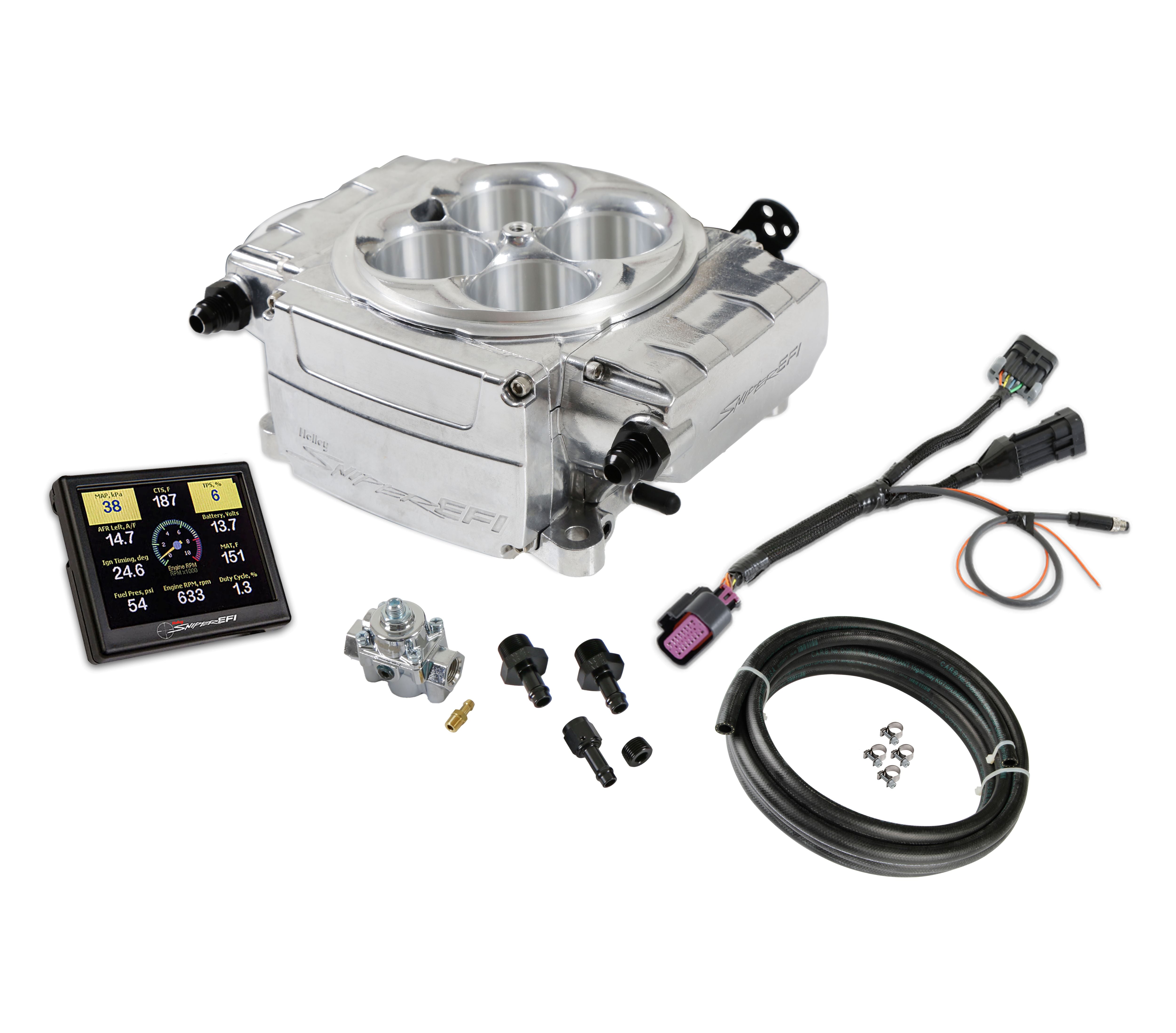 Holley Sniper EFI 550-510-3AE Holley Sniper 2 EFI - Polished Holley Sniper EFI 550-510-3AE