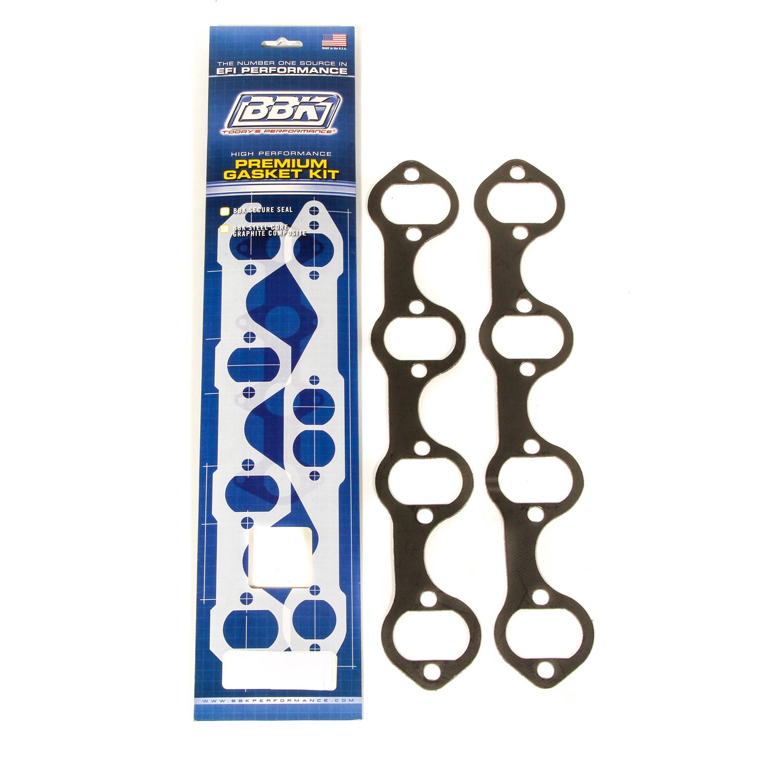 BBK Performance Parts 1400 SBF 302/351W Header Gaskets - Oval BBK Performance Parts 1400