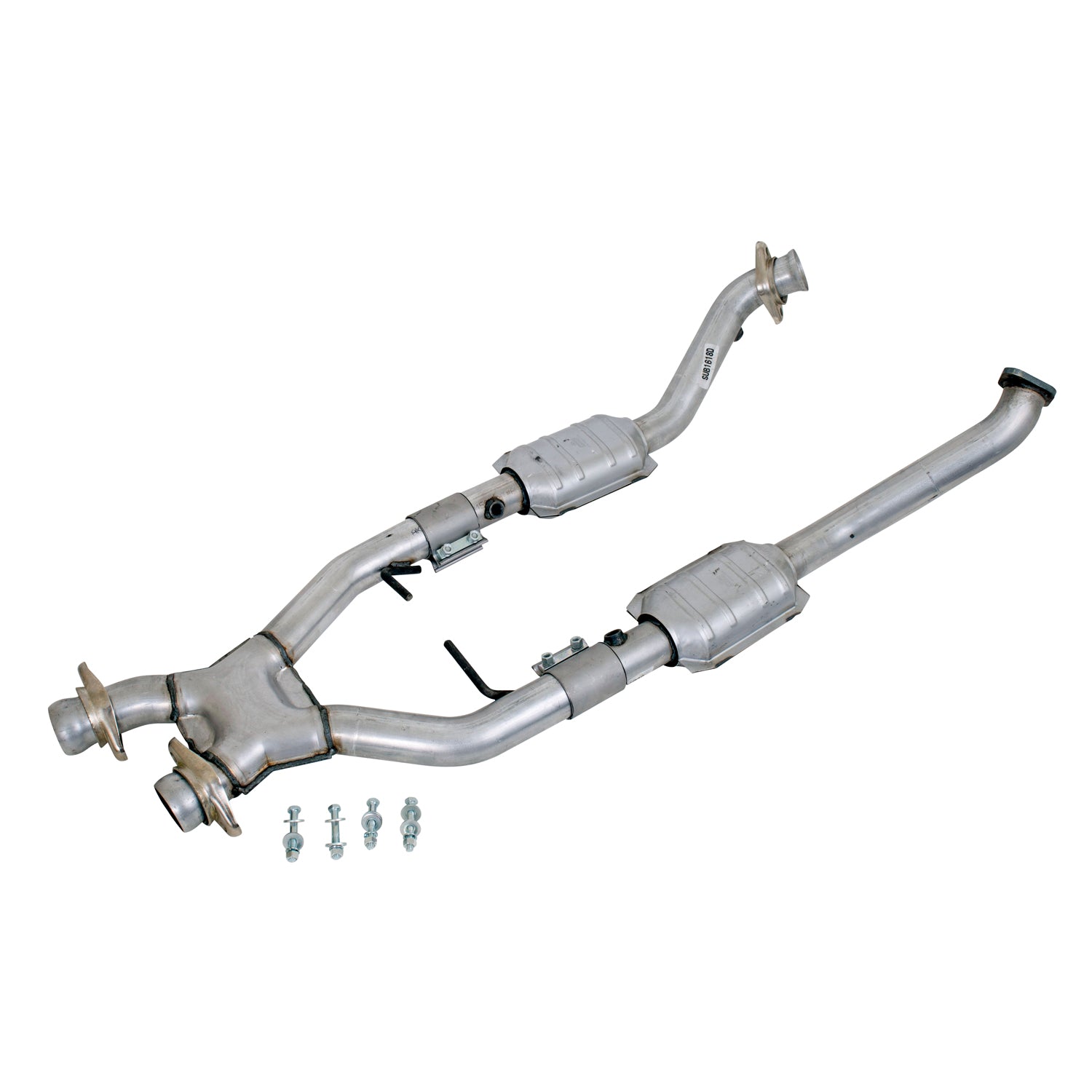 1996-1998 MUSTANG COBRA 4.6L 4V 2.5 FULL X PIPE W/CONVERTERS