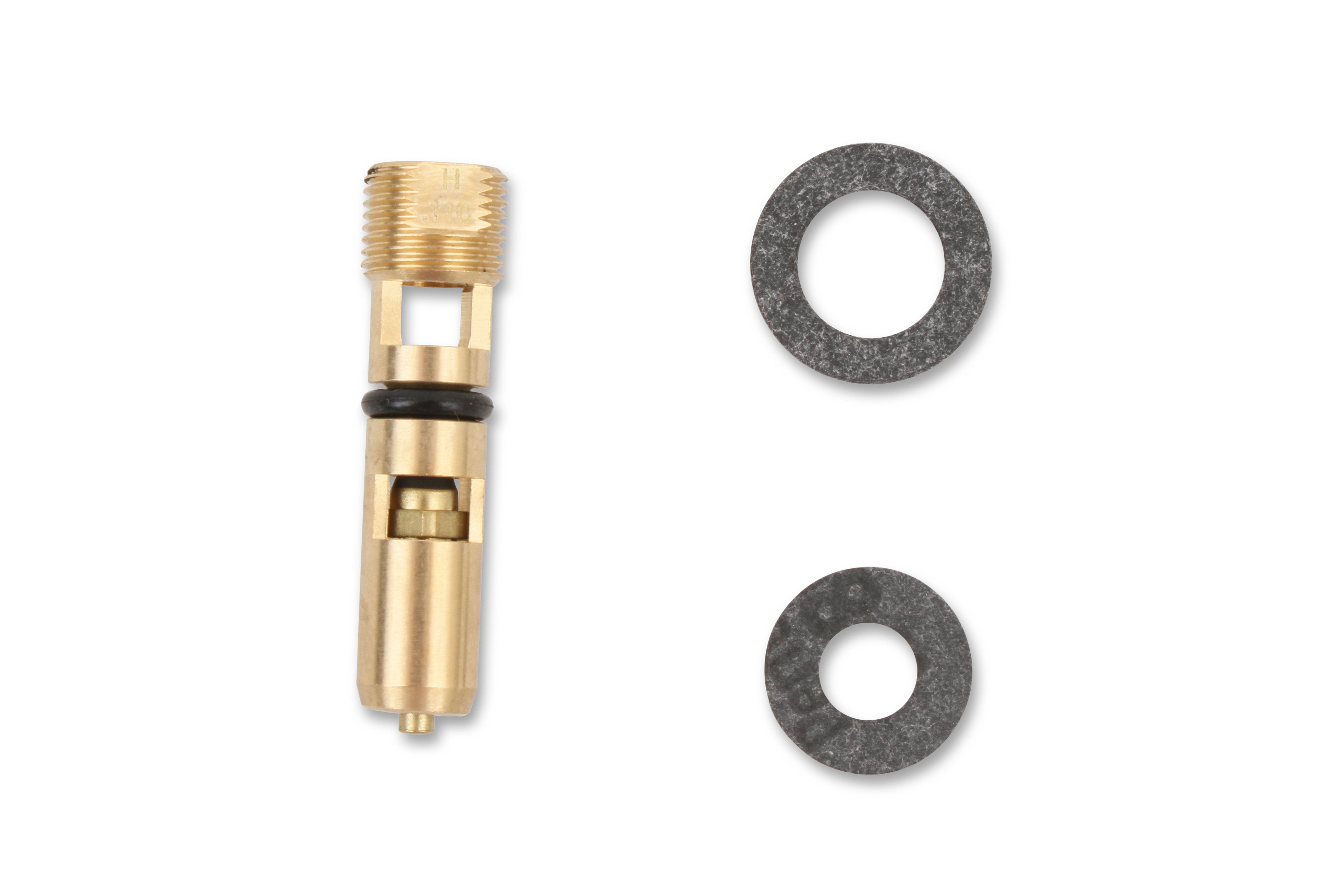 Holley 6-504 Inlet Needle Viton; Adjustable; 0.110 in. Seat Size; Holley 6-504