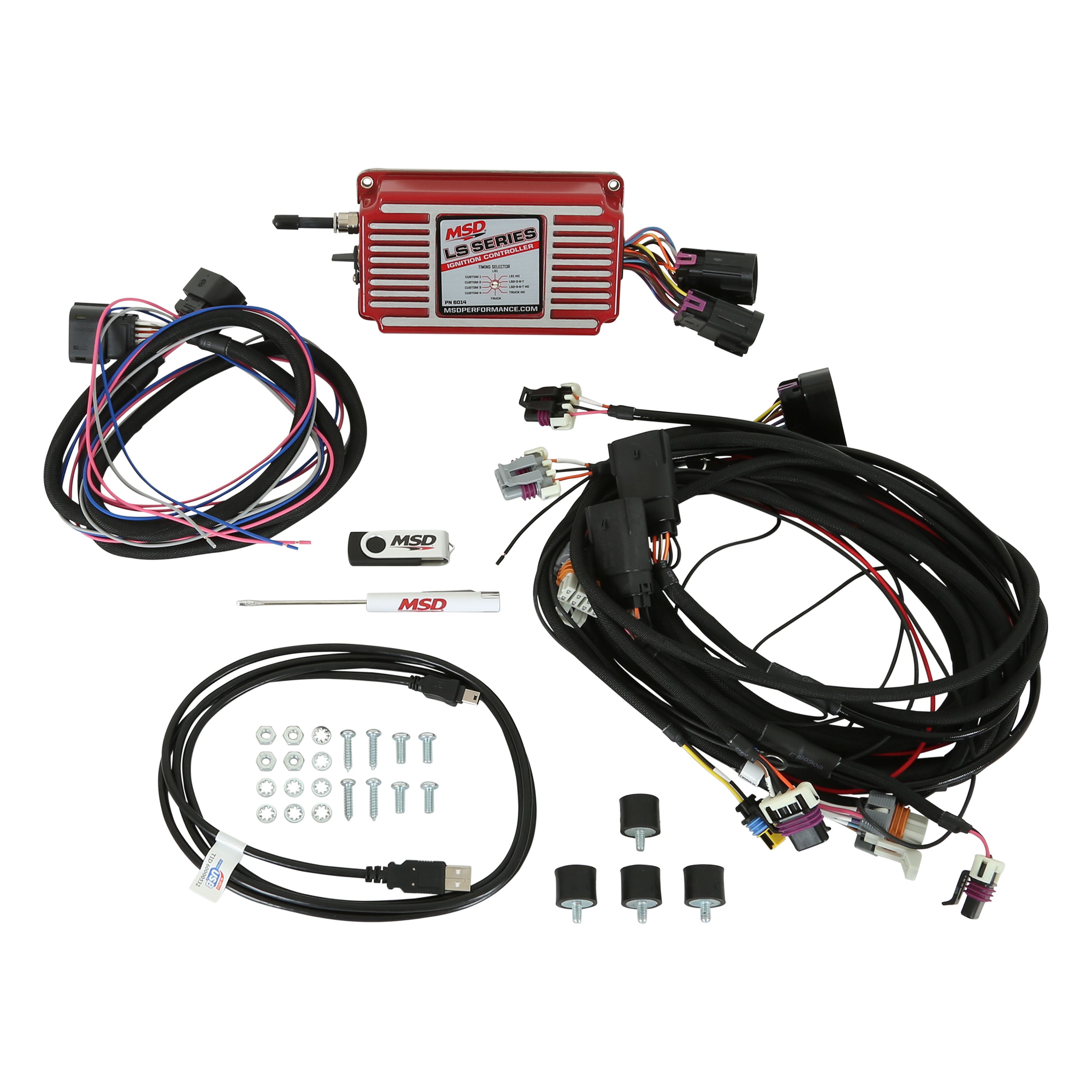 MSD 6014 Ignition Controller GM LS Series - Red MSD 6014
