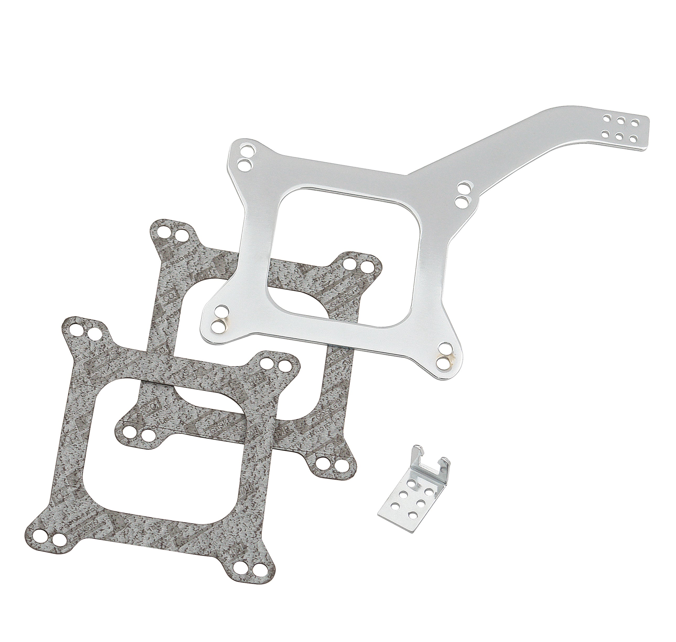 Mr Gasket 6035 Chrome Plated Carburetor Linkage Plate; For Holley And AFB; Mr Gasket 6035