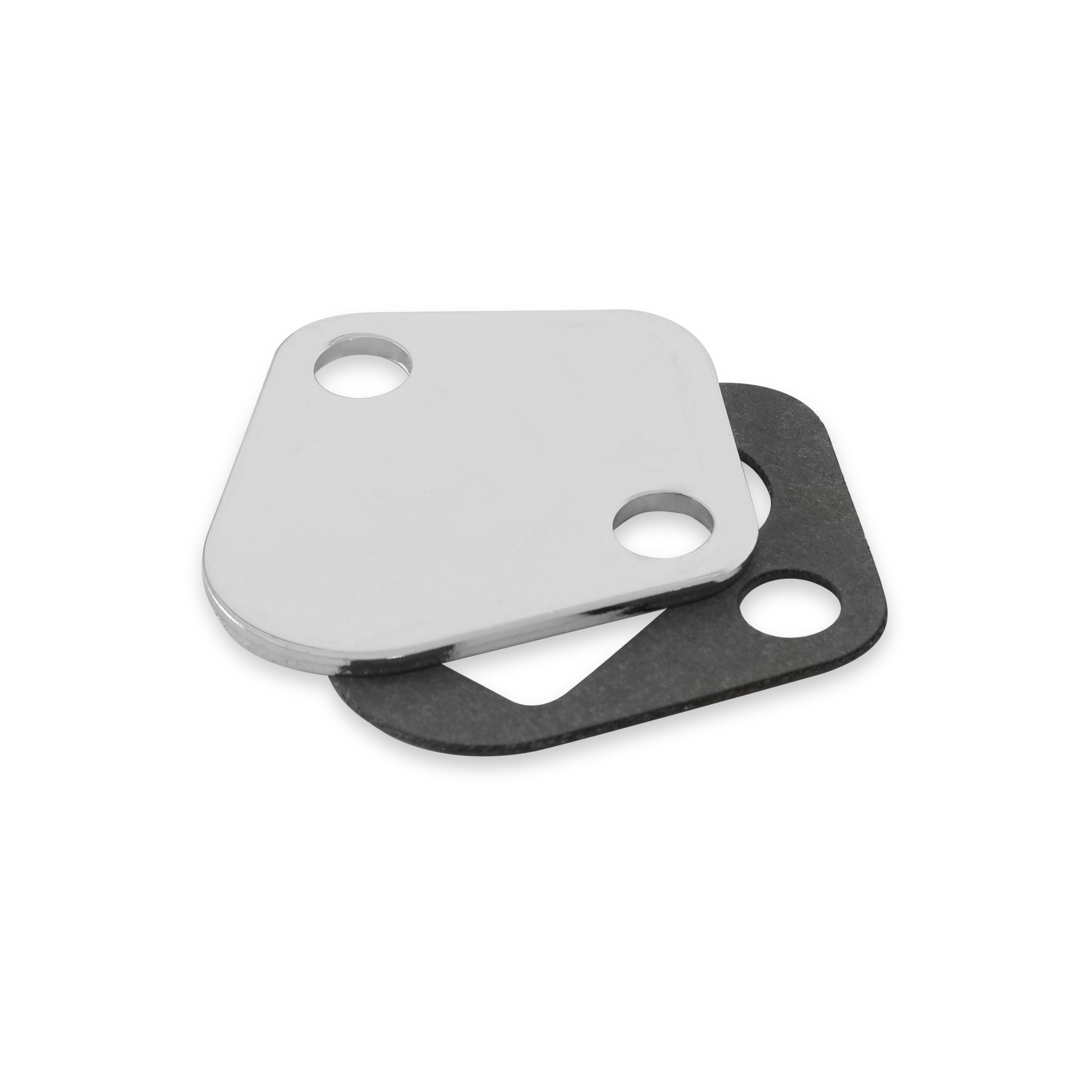 Mr Gasket 1516 Fuel Pump Block-Off Plate; 1.75 in. Bolt Spacing; Check To Insure Correct Fit; Mr Gasket 1516
