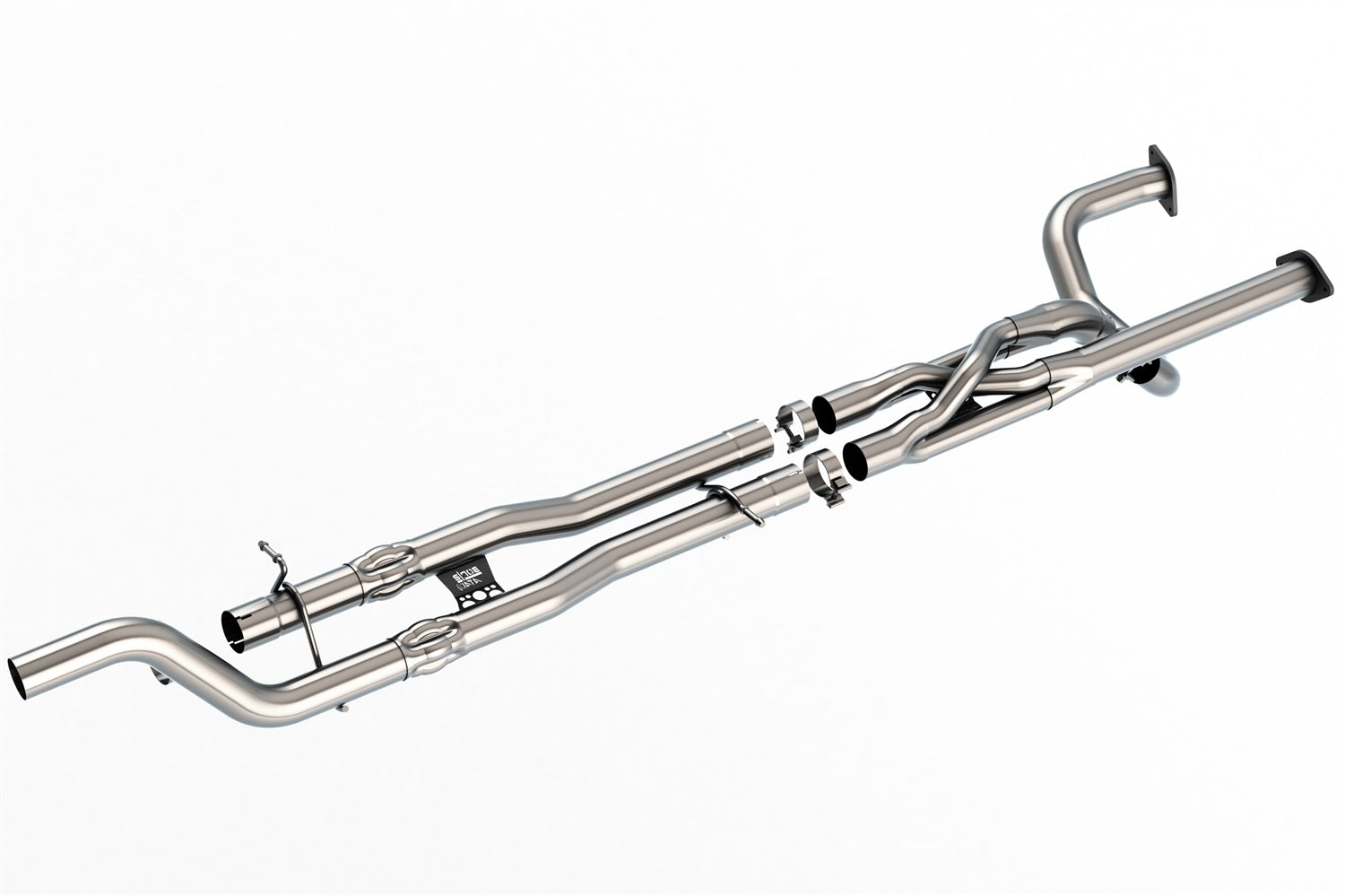 Borla 60717 Mid-Pipes; 3 in. Tubing; T-304 Stainless Steel; Borla 60717
