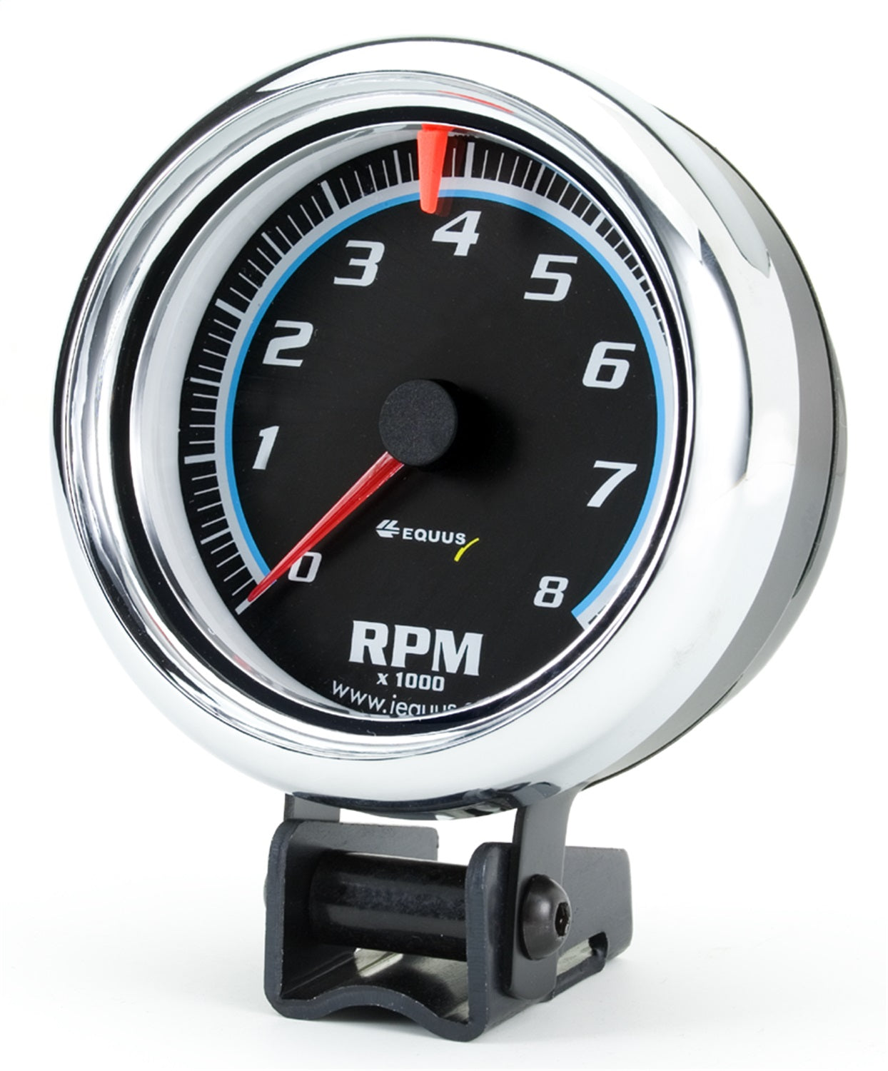Equus E6078 GAUGE; TACHOMETER; 3-3/8in.; 8K RPM; BLK DIAL CHRM CASE; 6000 SERIES Equus E6078