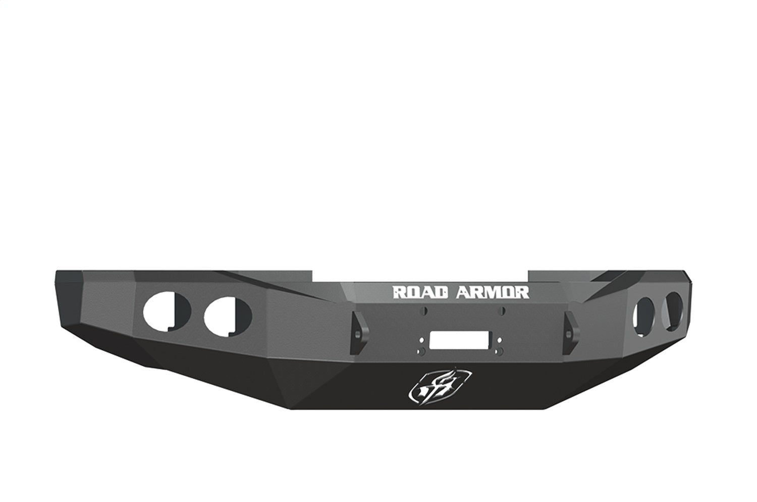 Road Armor 60800B Stealth Winch Front Bumper; Steel; Satin Black; Road Armor 60800B
