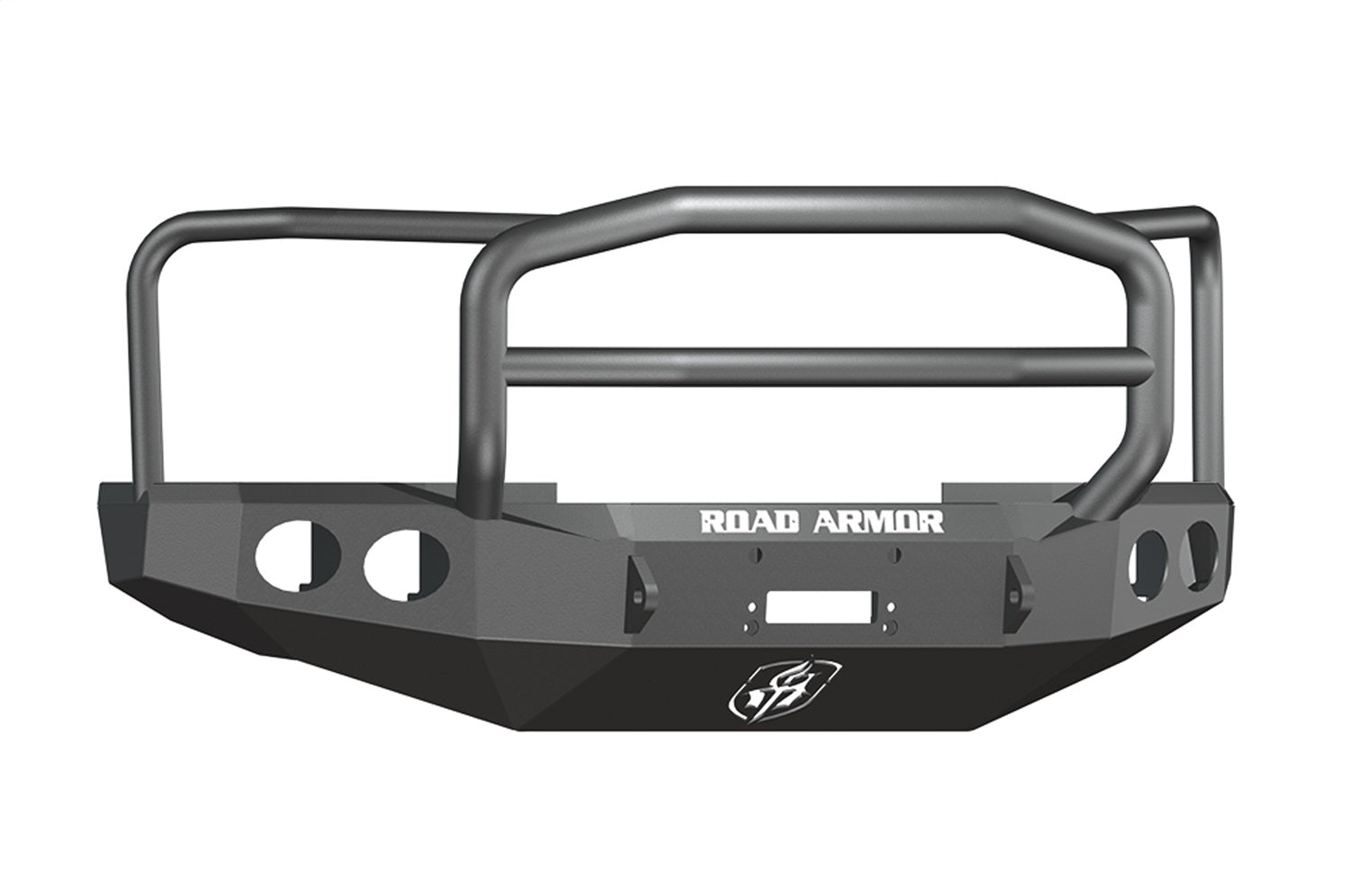 Road Armor 60805B Stealth Winch Front Bumper; Lonestar Guard; Satin Black; Road Armor 60805B