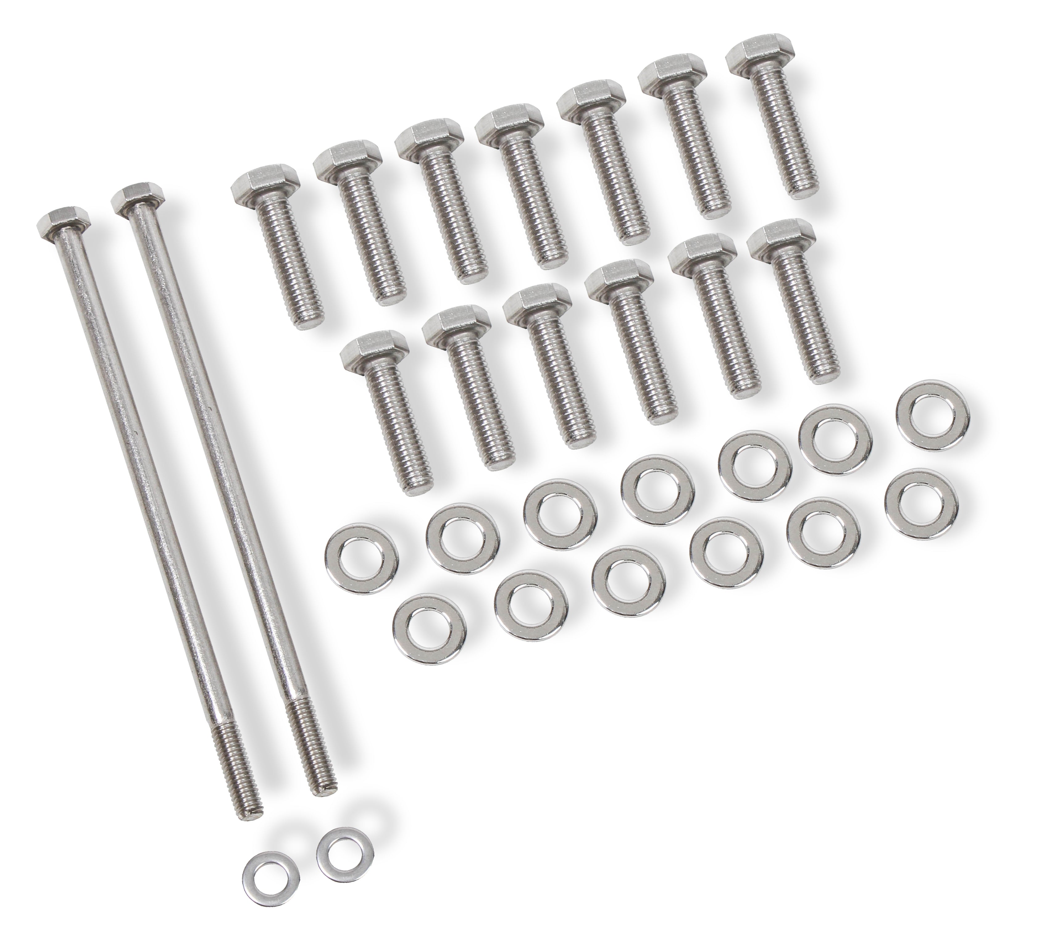 Mr Gasket 60850G Oil Pan Bolt Kit; 8 pc. M8-1.25 x 30mm; Hex Style Bolts w/Washers; Mr Gasket 60850G