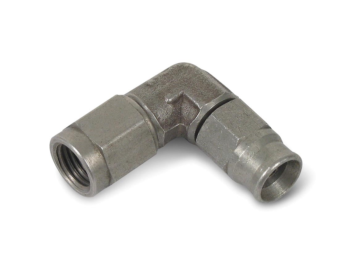 Speed-Seal Hose End Hose Size -3 90 Stainless Steel Non-Adjustable Low Profile