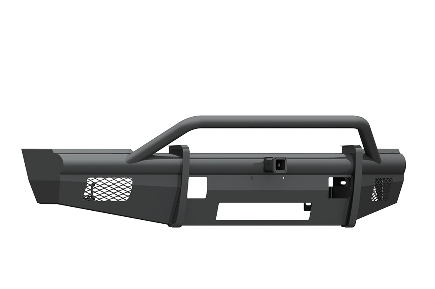 Road Armor 608VF24B Vaquero Non-Winch Front Bumper; Pre-Runner Guard; 2 in. Receiver; Satin Black; Road Armor 608VF24B