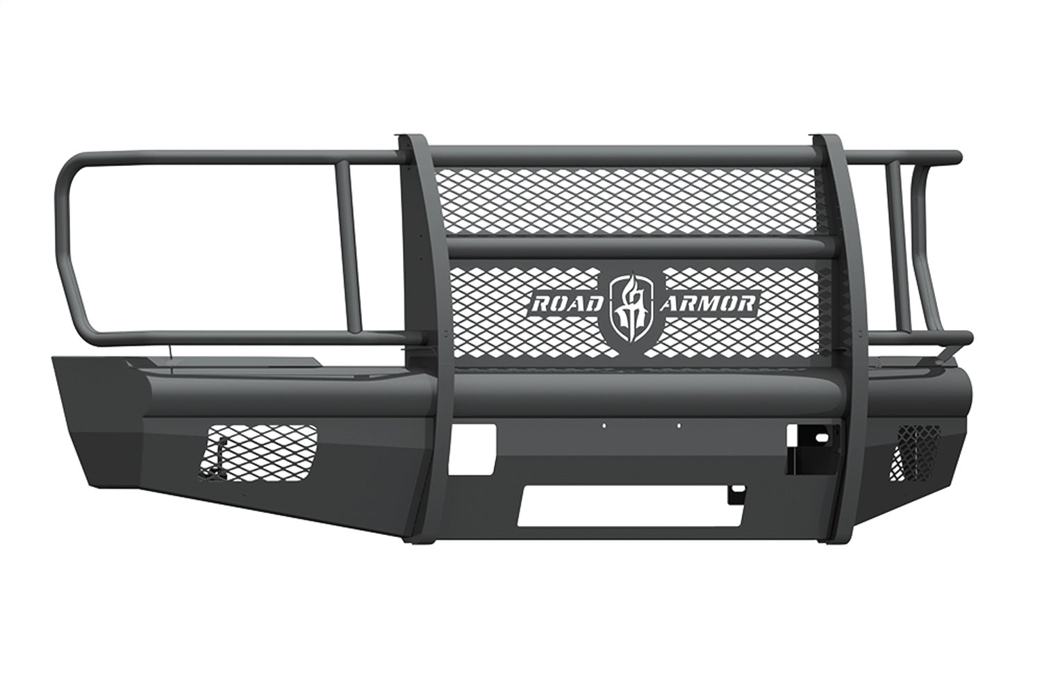 Road Armor 608VF6B Vaquero Non-Winch Front Bumper; Full Guard; Satin Black; Road Armor 608VF6B