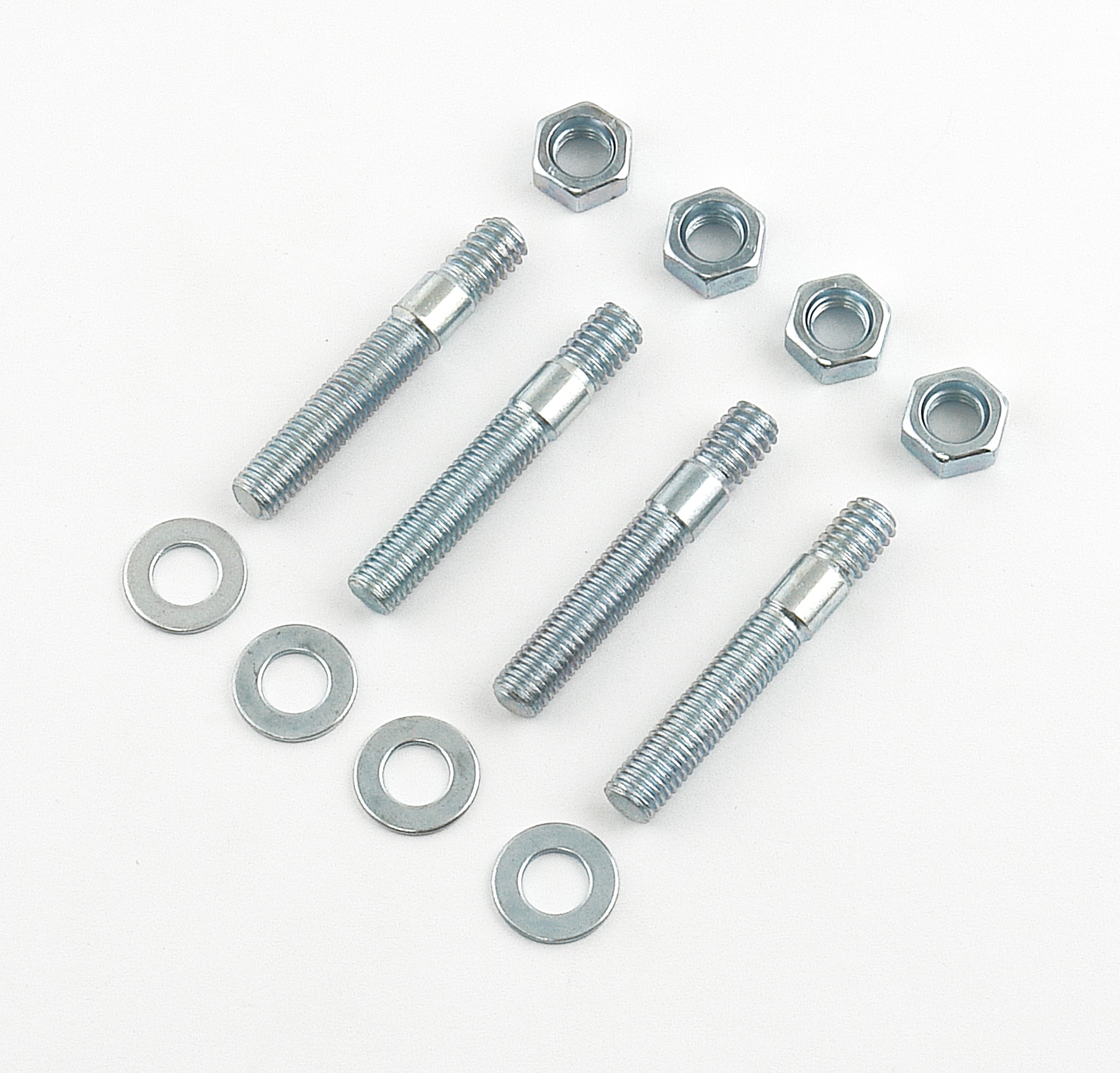 Mr Gasket 61 Carburetor Studs; Long; 2 in.; Package Of 4 Studs; Nuts And Washers; Mr Gasket 61