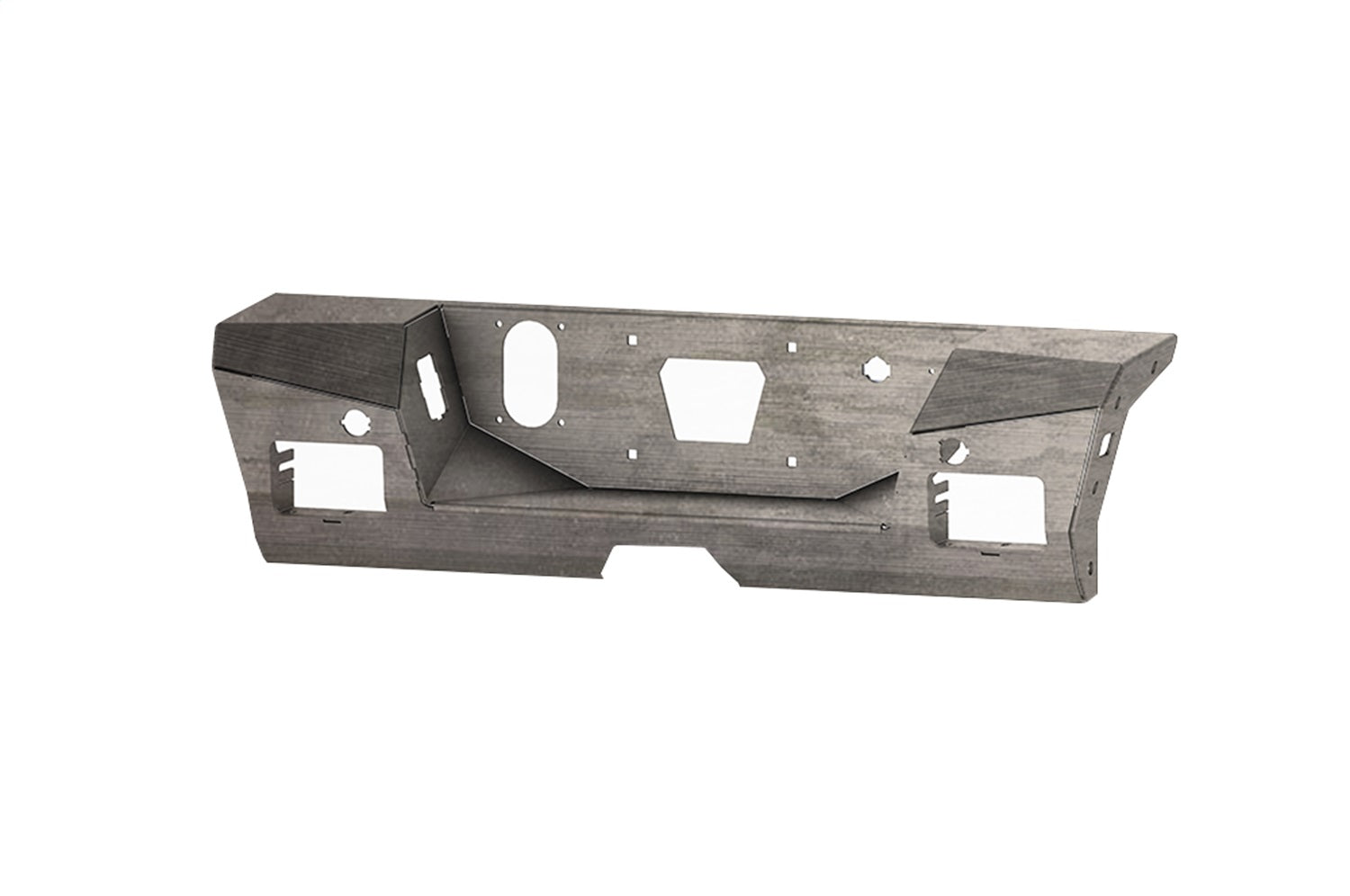 Road Armor 6112DRA Identity Rear Bumper Components; Center Section; Raw Steel; Road Armor 6112DRA