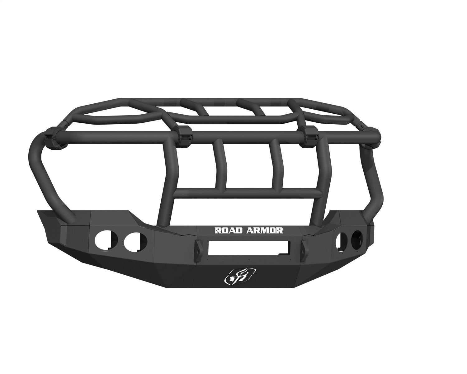 Road Armor 611403B-NW Stealth Non-Winch Front Bumper; Intimidator Guard; Satin Black; Road Armor 611403B-NW