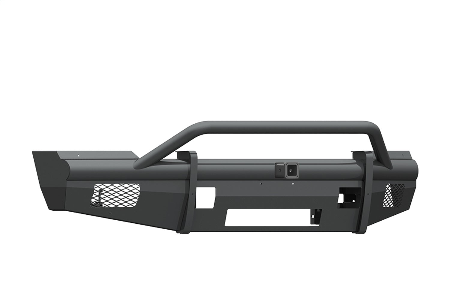 Road Armor 611VF24B Vaquero Non-Winch Front Bumper; Pre-Runner Guard; 2 in. Receiver; Satin Black; Road Armor 611VF24B