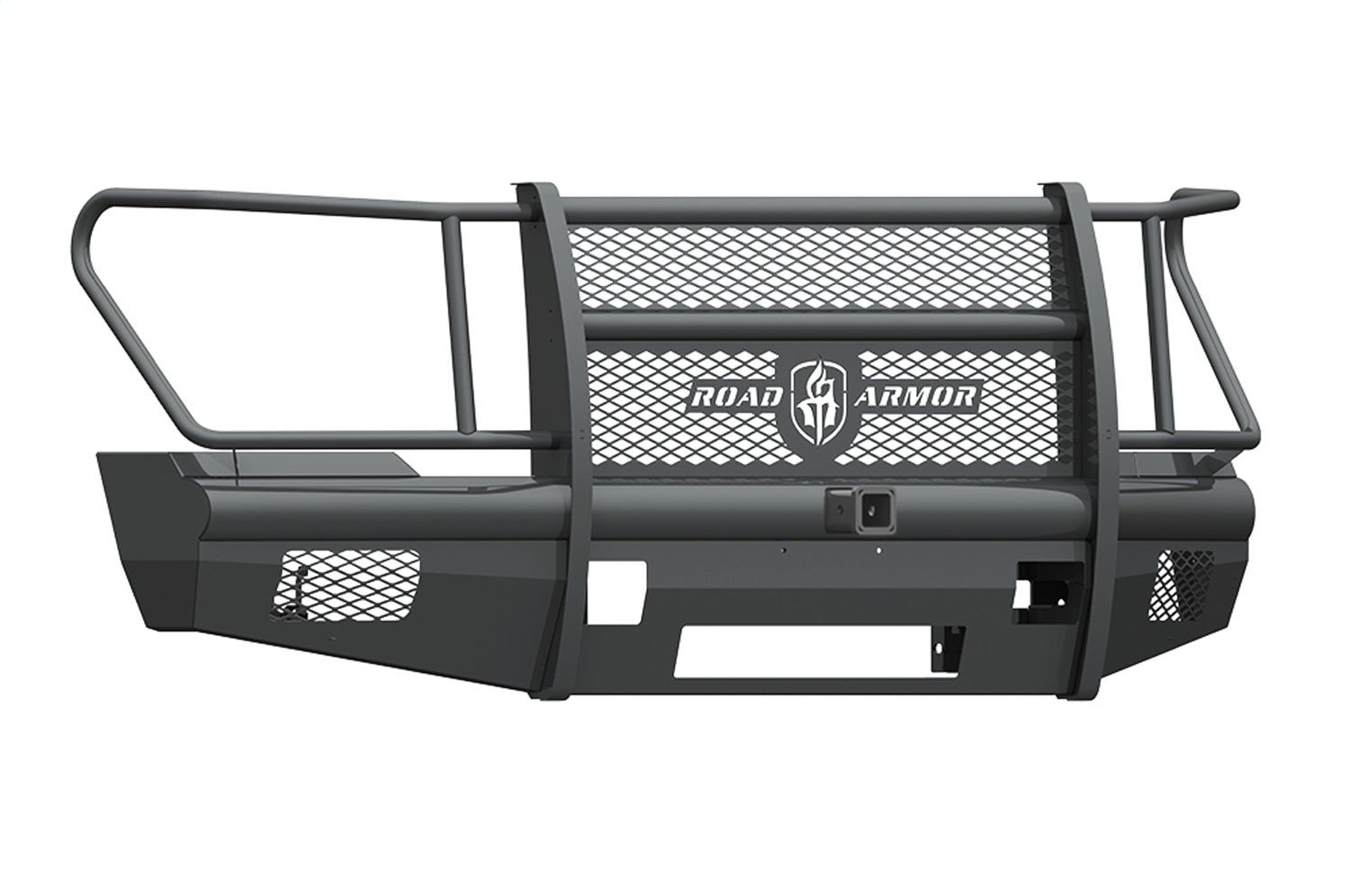 Road Armor 611VF26B Vaquero Non-Winch Front Bumper; Full Guard; 2 in. Receiver; Satin Black; Road Armor 611VF26B