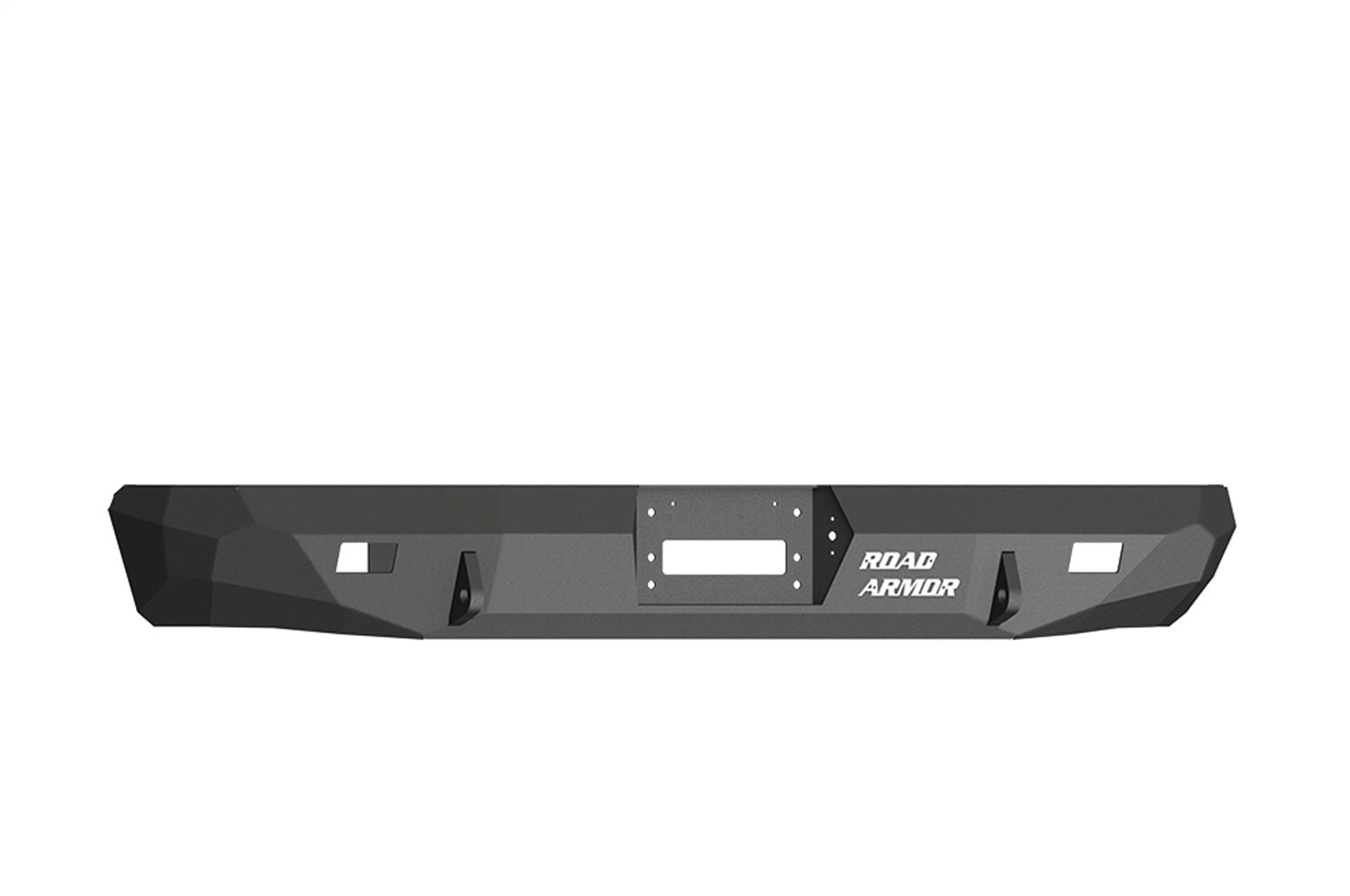 Road Armor 61200B Stealth Winch Rear Bumper; Steel; Satin Black; Road Armor 61200B