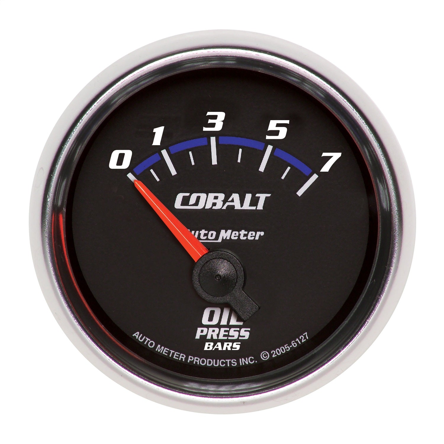 AutoMeter 6127-M GAUGE; OIL PRESSURE; 2 1/16in.; 7BAR; ELECTRIC; COBALT AutoMeter 6127-M