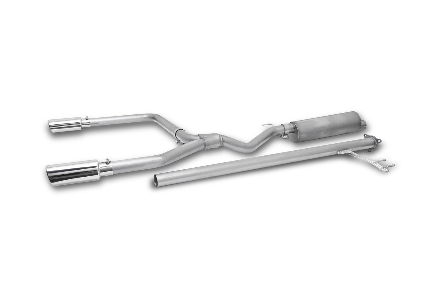 Gibson Performance Exhaust 614002 Cat-Back Dual Split Exhaust System; Stainless Gibson Performance Exhaust 614002