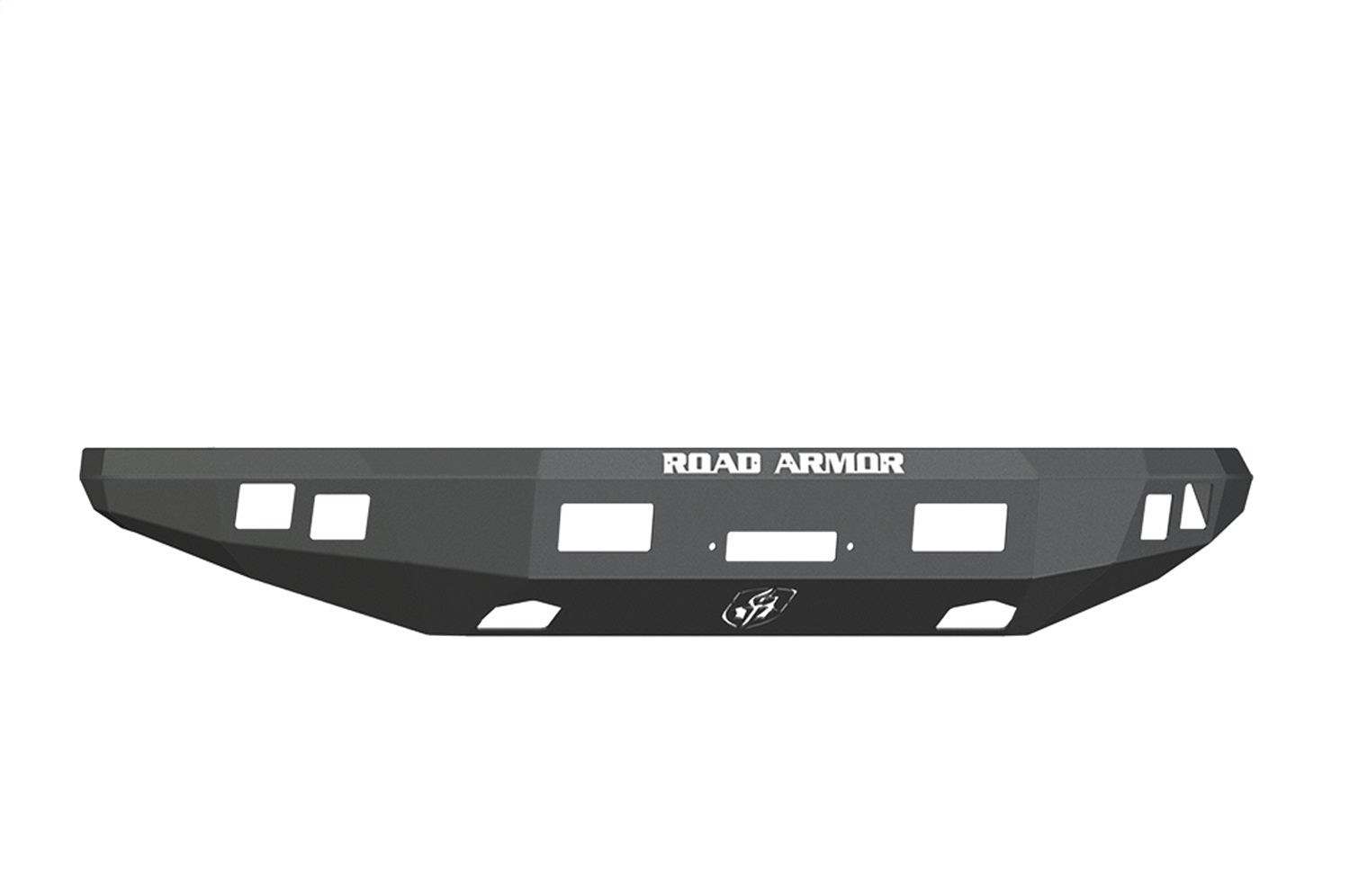 Road Armor 614R0B Stealth Winch Front Bumper; Steel; Satin Black; Square Fog Light Holes; Road Armor 614R0B