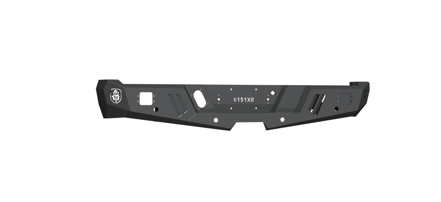 Road Armor 6151XR0B Spartan Rear Bumper; Texture Black; Road Armor 6151XR0B