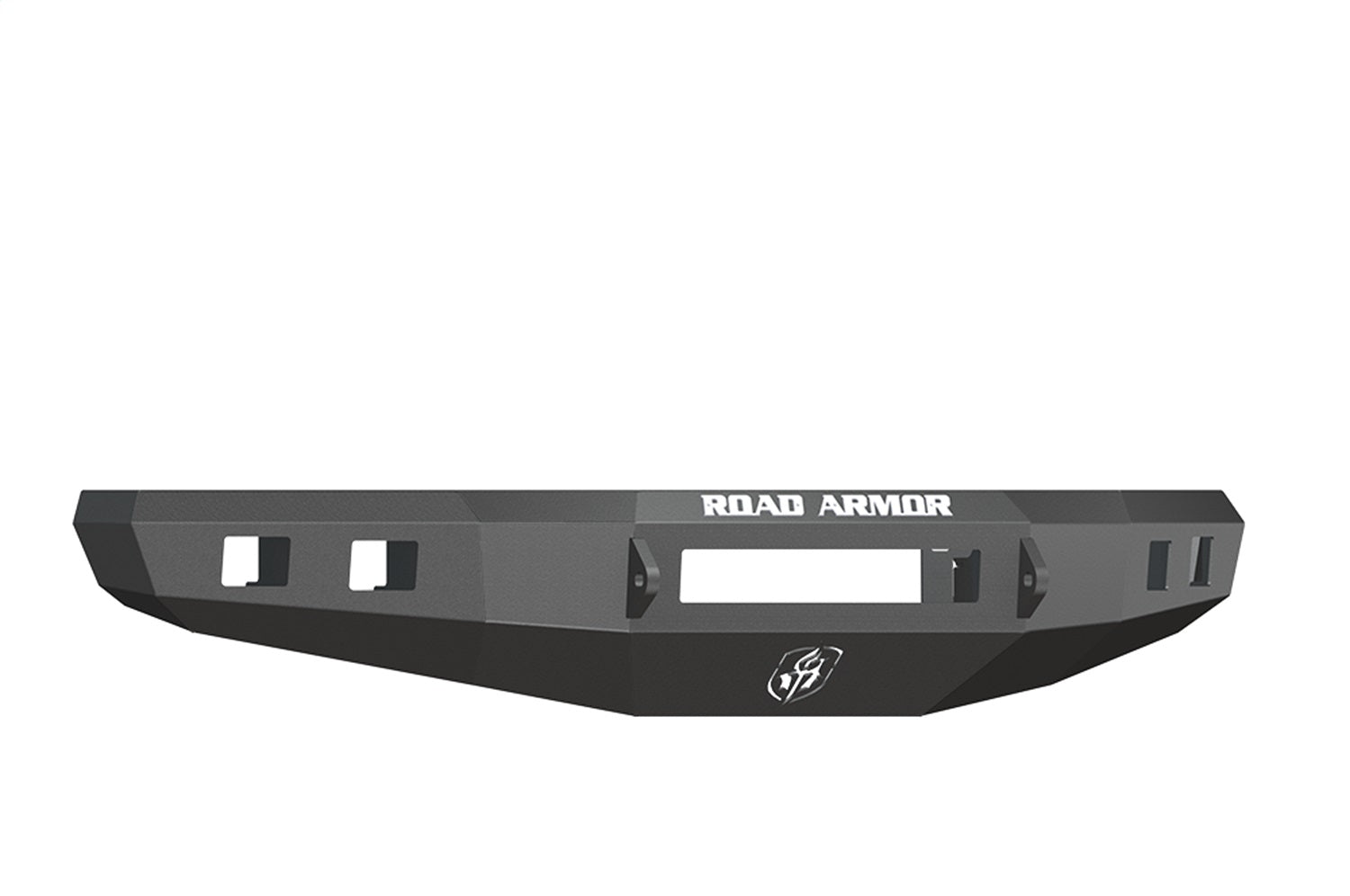 Road Armor 615R0B-NW Stealth Non-Winch Front Bumper; Steel; Satin Black; Square Fog Light Holes; Road Armor 615R0B-NW