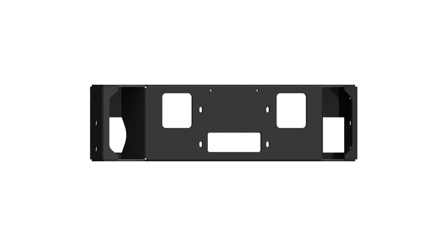 Road Armor 615V-WP Vaquero Winch Plates; Front; Satin Black; Road Armor 615V-WP