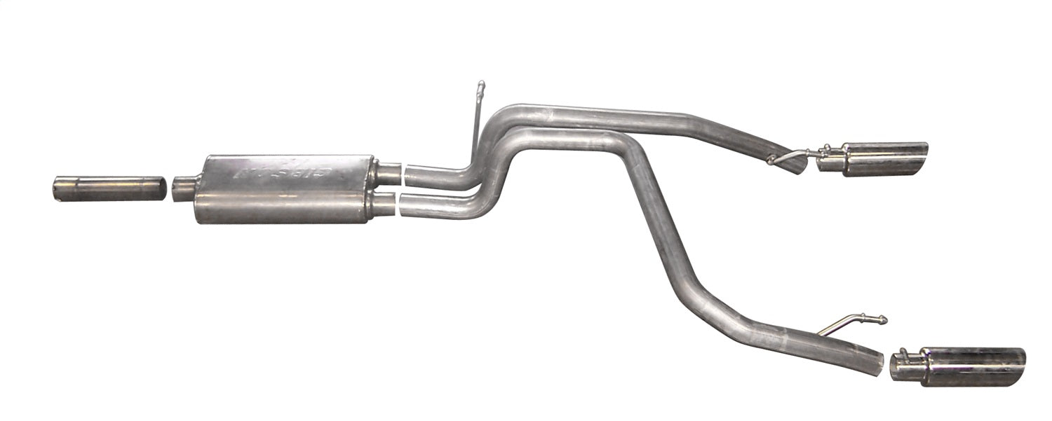 Gibson Performance Exhaust 616005 Cat-Back Dual Split Exhaust System; Stainless Gibson Performance Exhaust 616005