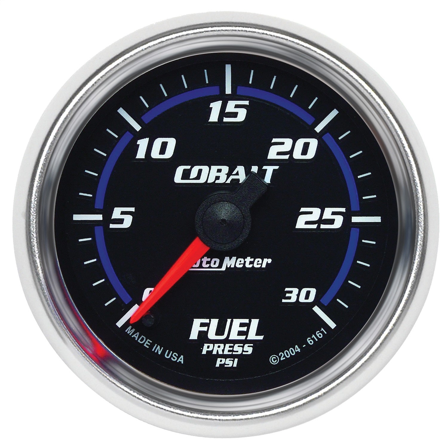AutoMeter 6161 GAUGE; FUEL PRESSURE; 2 1/16in.; 30PSI; DIGITAL STEPPER MOTOR; COBALT AutoMeter 6161