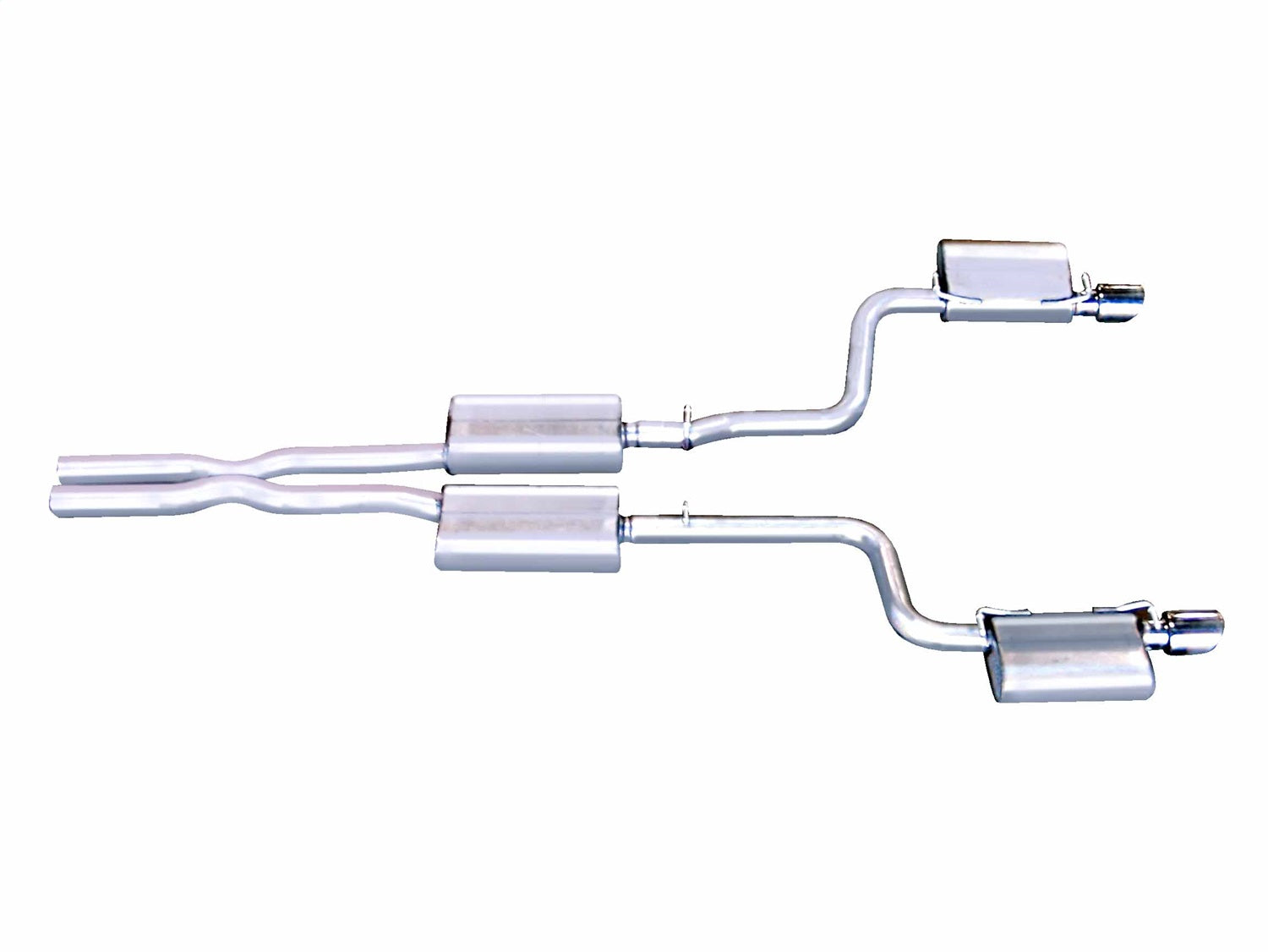 Gibson Performance Exhaust 617000 Cat-Back Dual Exhaust System; Stainless Gibson Performance Exhaust 617000