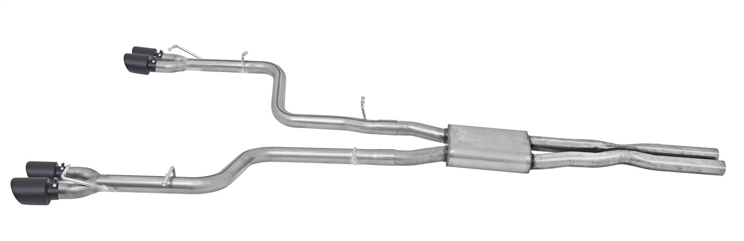 Gibson Performance Exhaust 617009-B Cat-Back Dual Exhaust System; Black Ceramic Gibson Performance Exhaust 617009-B